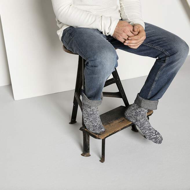 Chaussettes en coton flammé homme Coton/Polyamide/Élasthanne