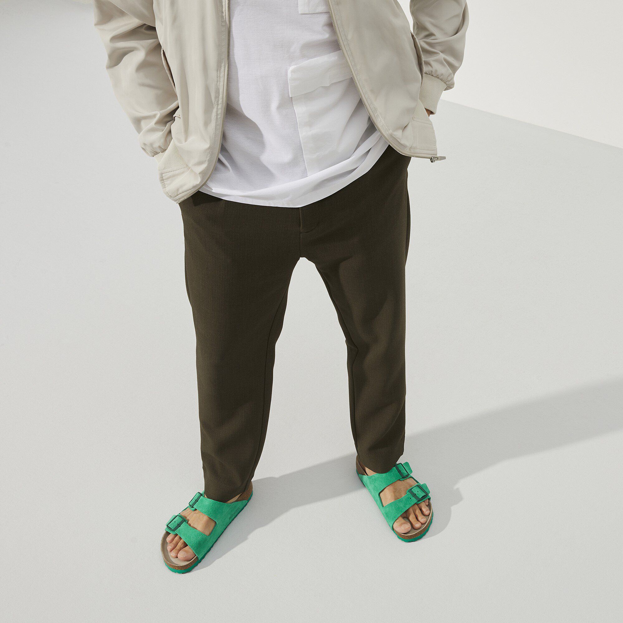   Close-up with a male model