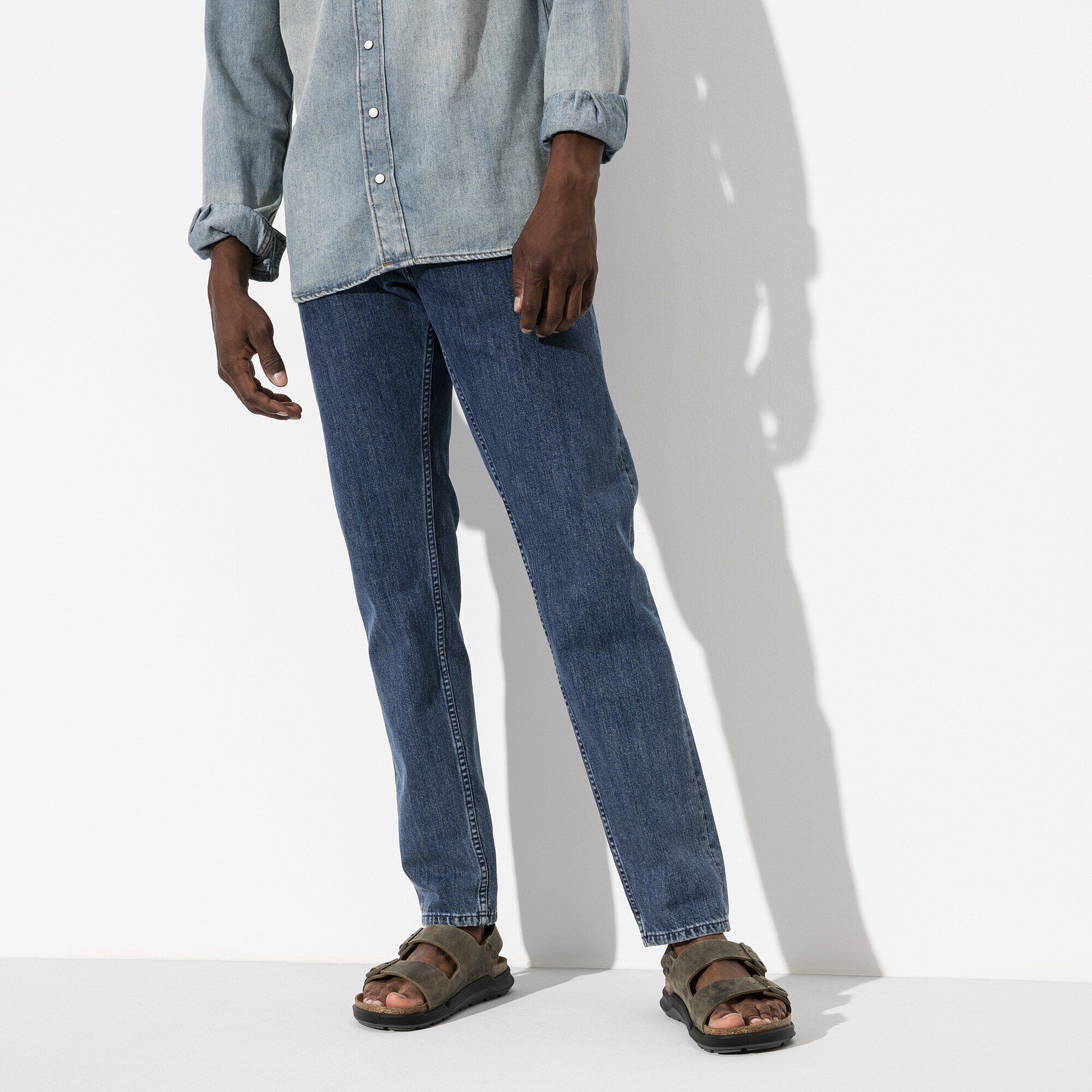   Close-up with a male model