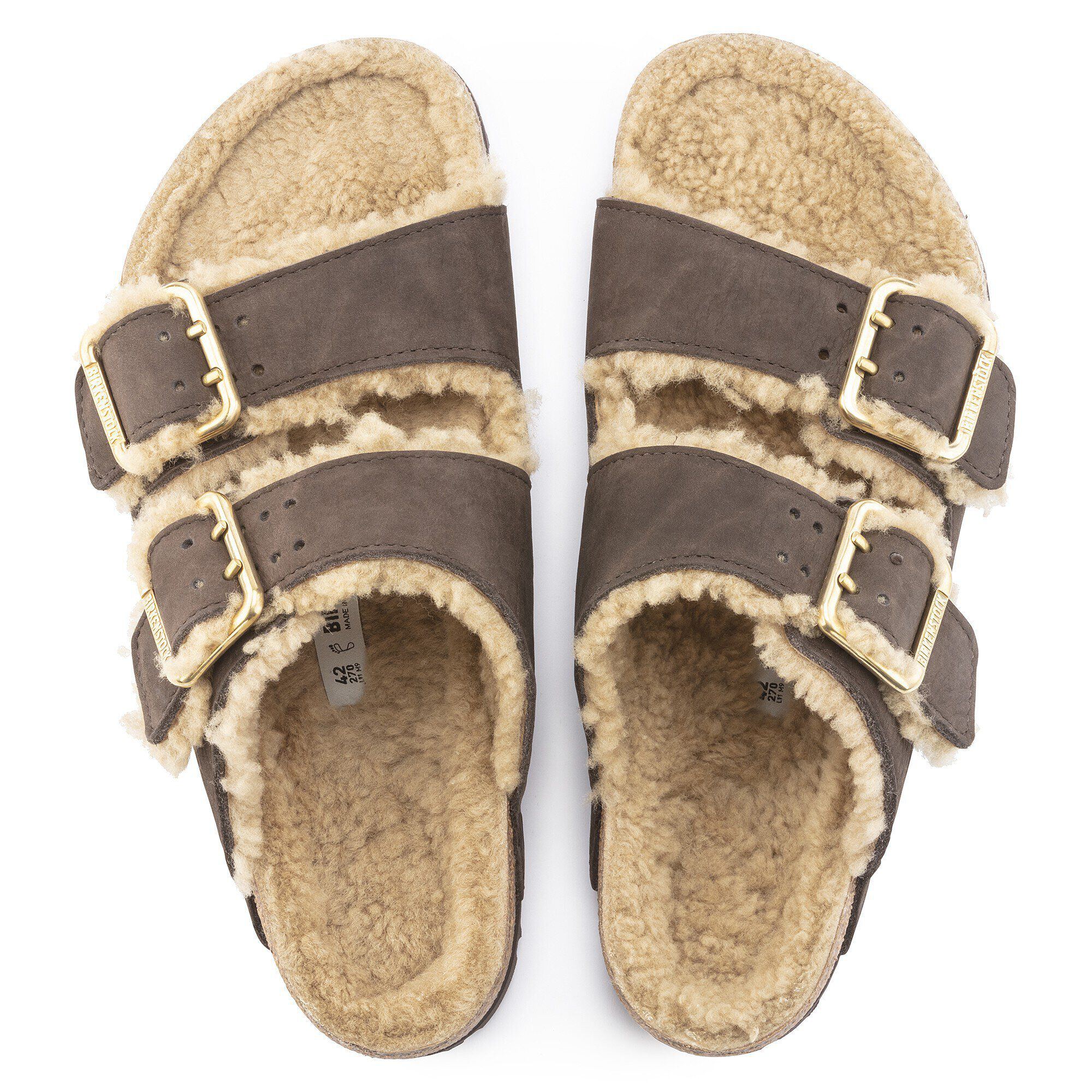 Arizona Bold Shearling Natural Leather Nubuck