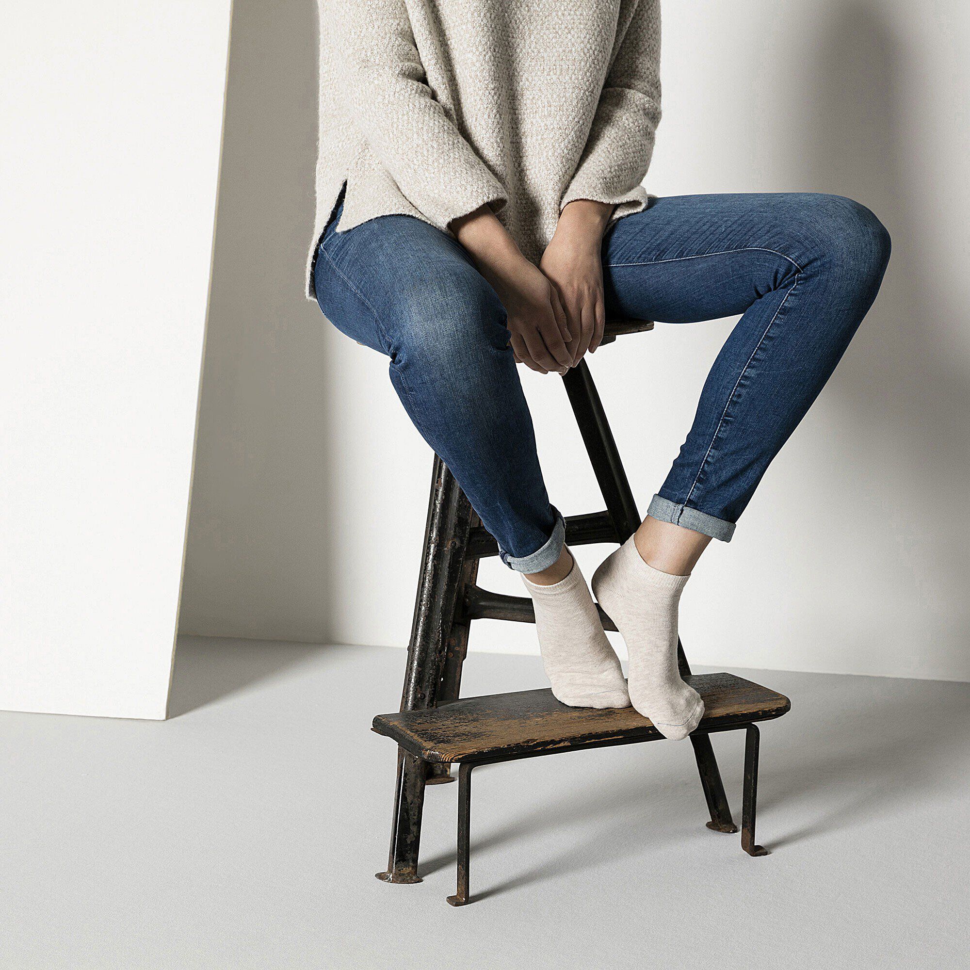 2 PACK Cotton Sole Sneaker Women Cotton/Polyamid/Elastane