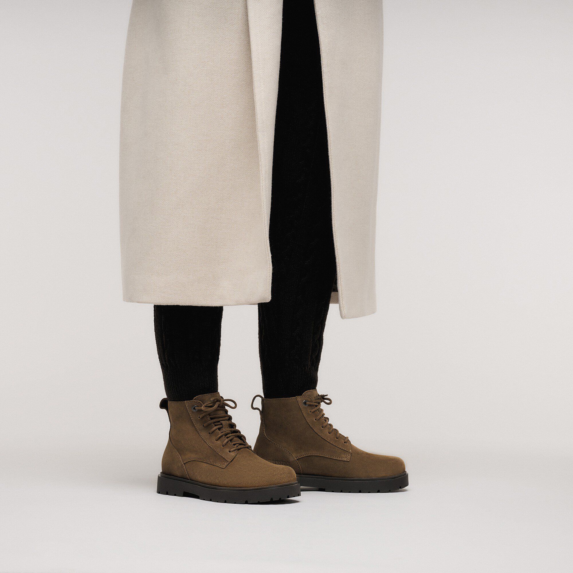 Highwood Lace Mid Damen Veloursleder