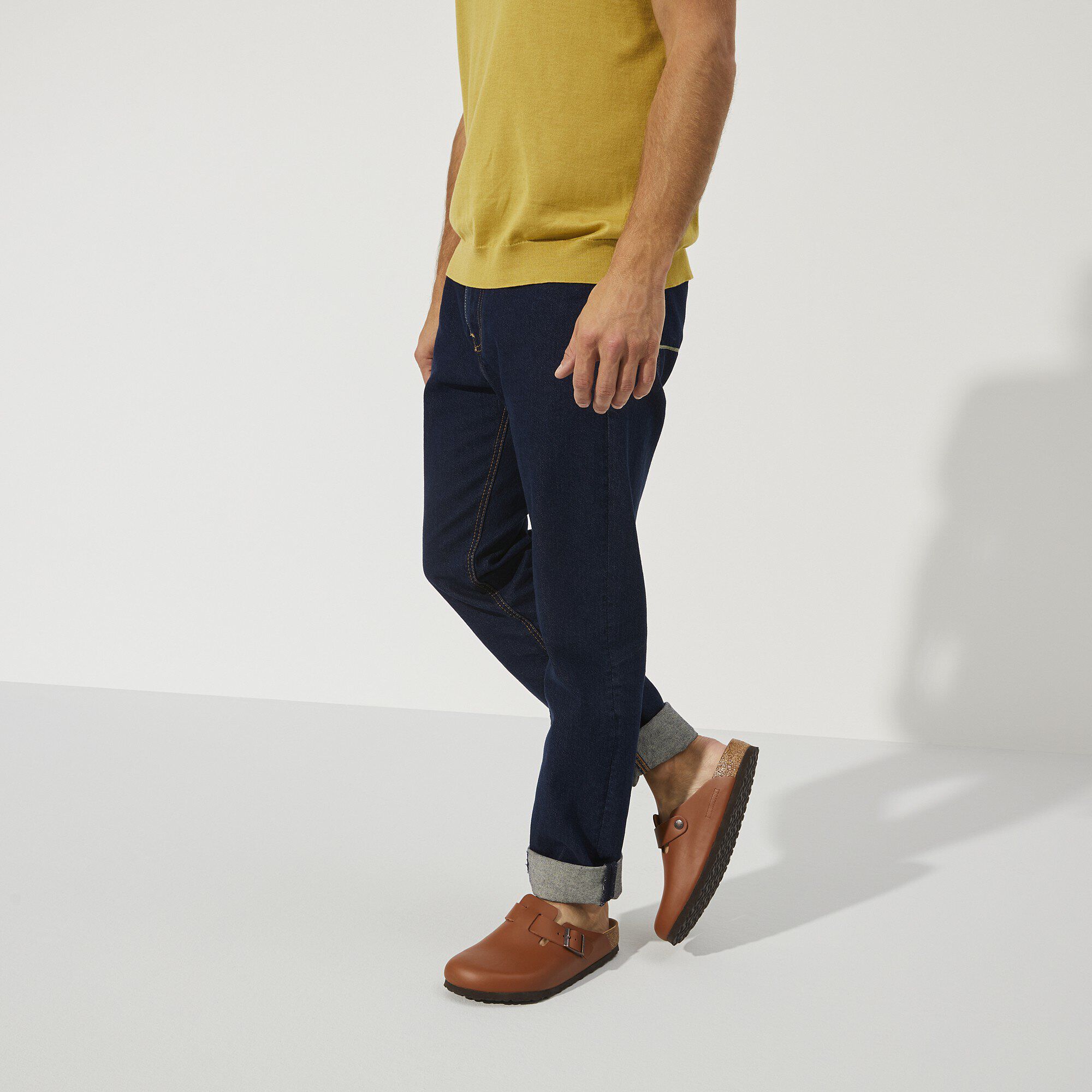   Close-up with a male model