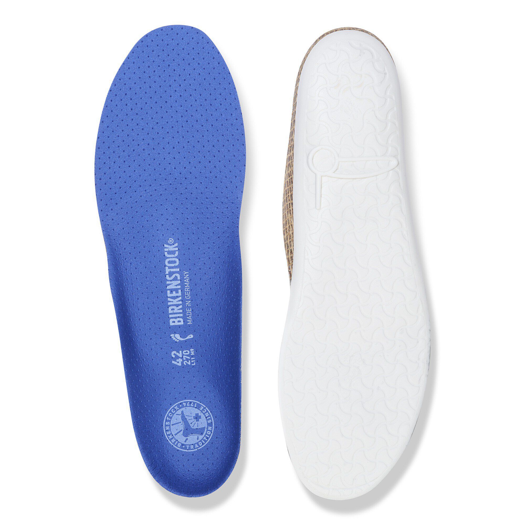 Blue Footbed for Sneakers 