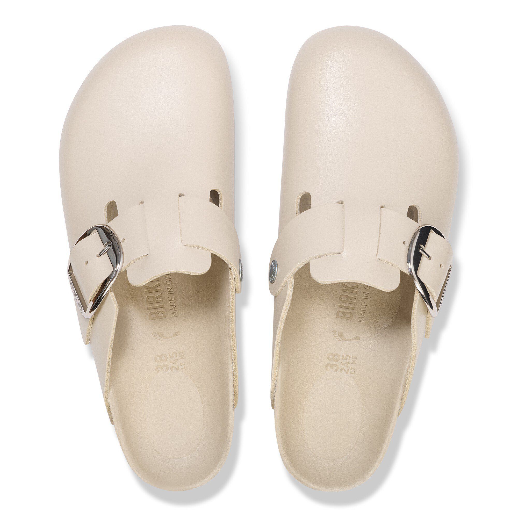 Boston Big Buckle Natural Leather