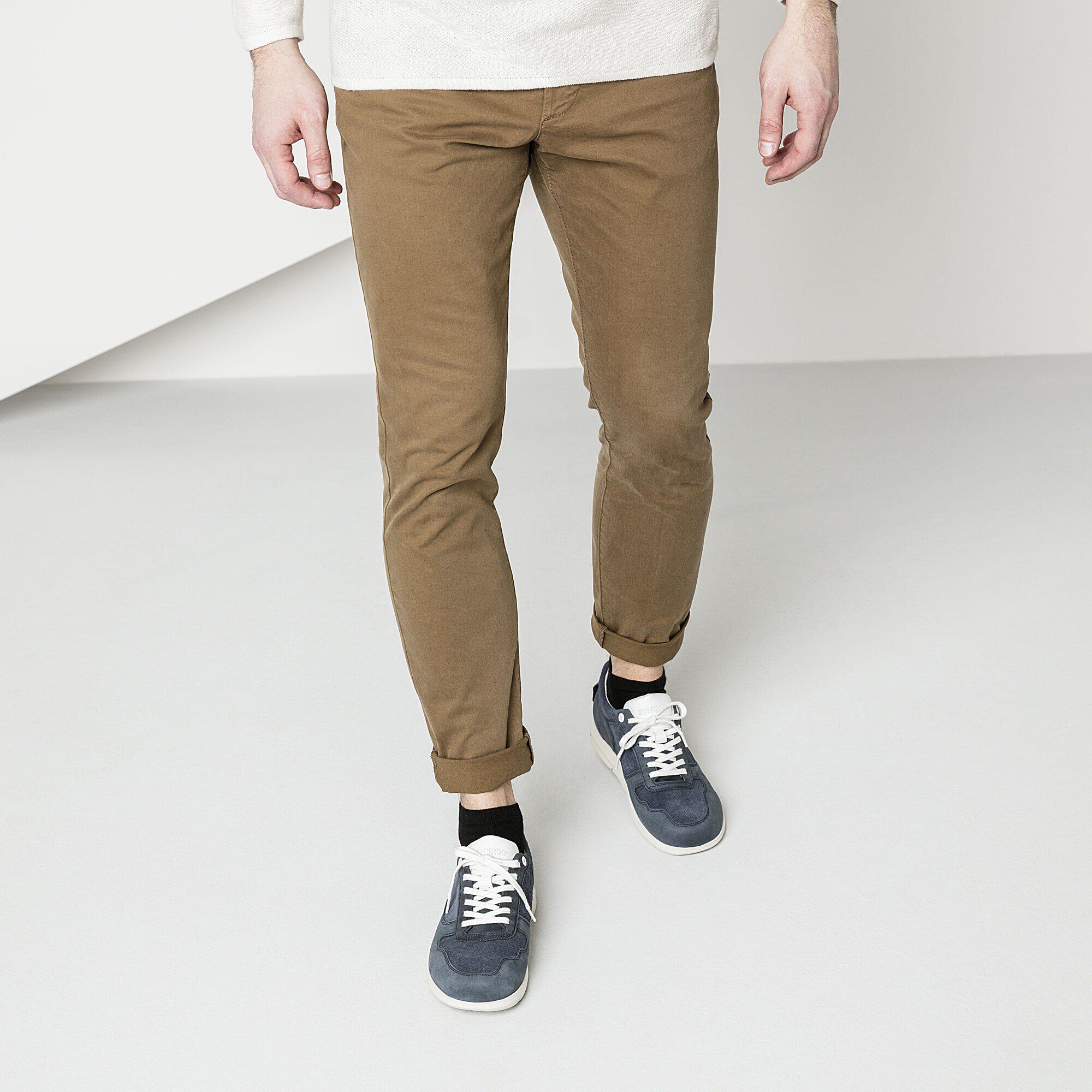 2 PACK Cotton Sole Sneaker Men Cotton/Polyamid/Elastane