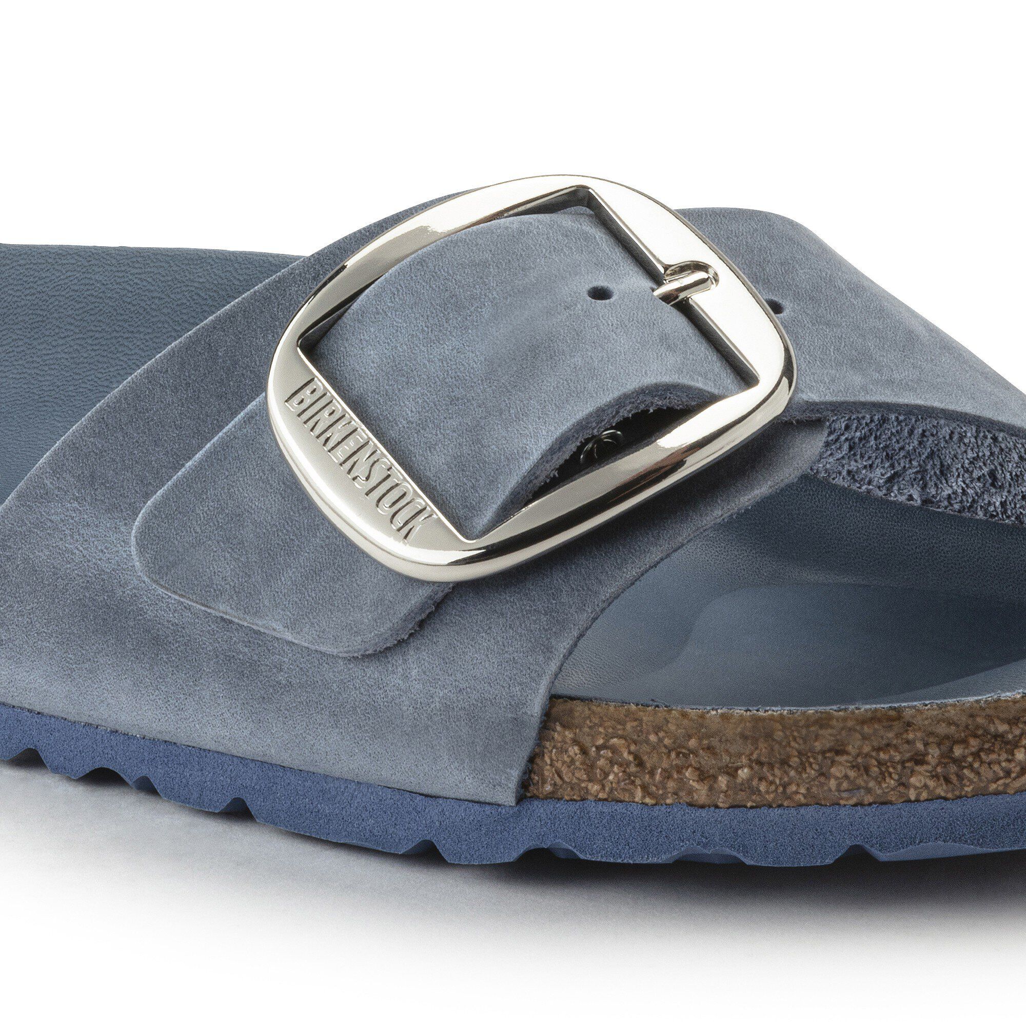 مدريد إبزيم كبير جلد معزز بالزيوت