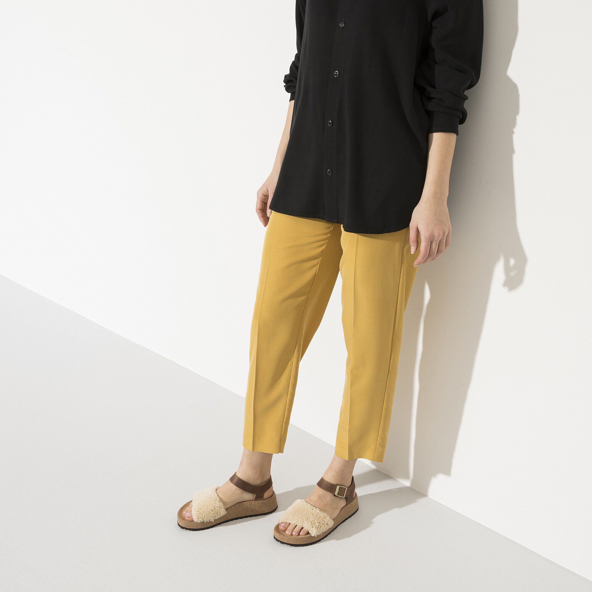 غليندا جلد طبيعي/شيرلينغ