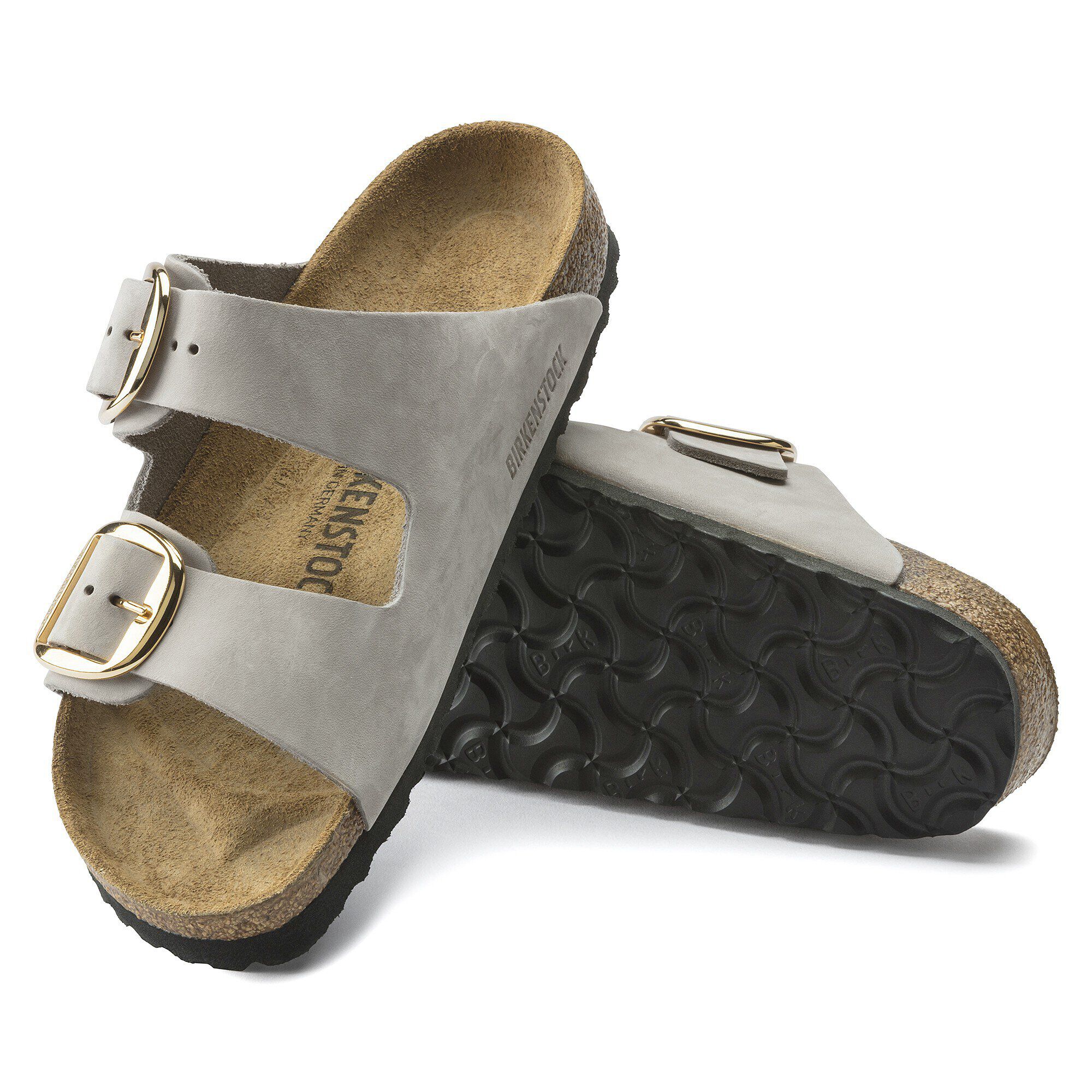 Arizona Big Buckle Nubuk Leather with outer sole details