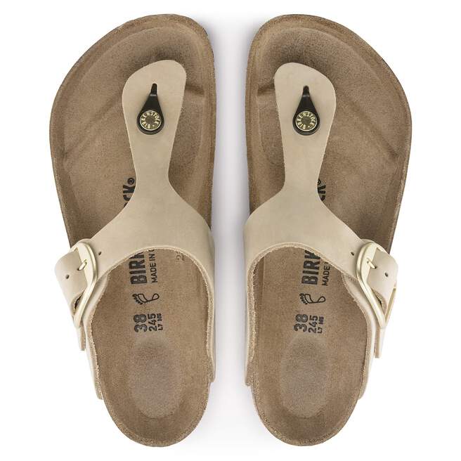Gizeh Big Buckle Nubukleder
