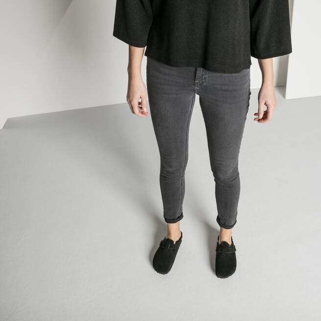 Boston Shearling Suede Leather