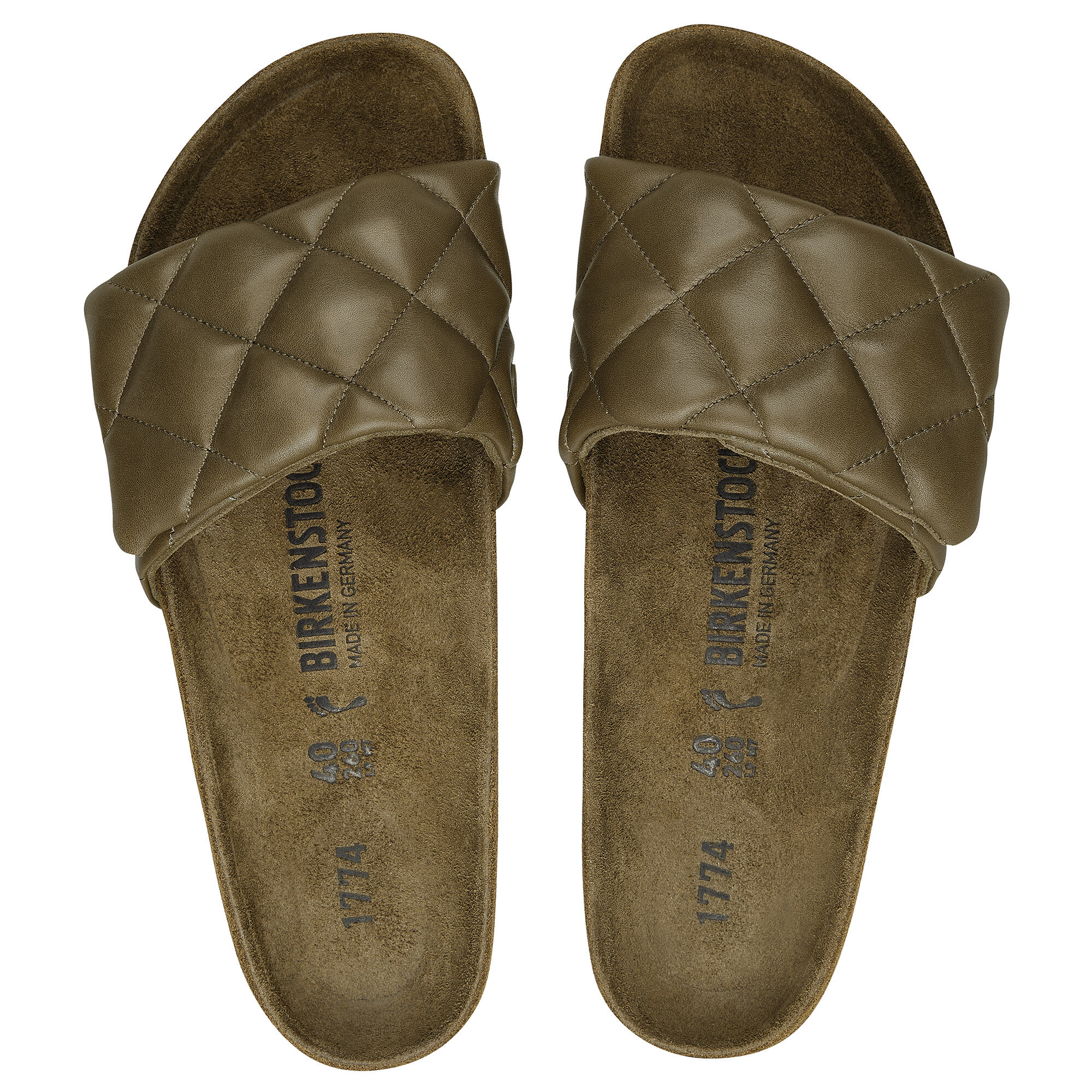 سيلت مبطّن جلد طبيعي مزخرف - a top view