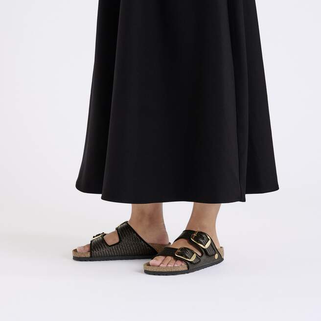 Arizona Big Buckle Raffia Textile