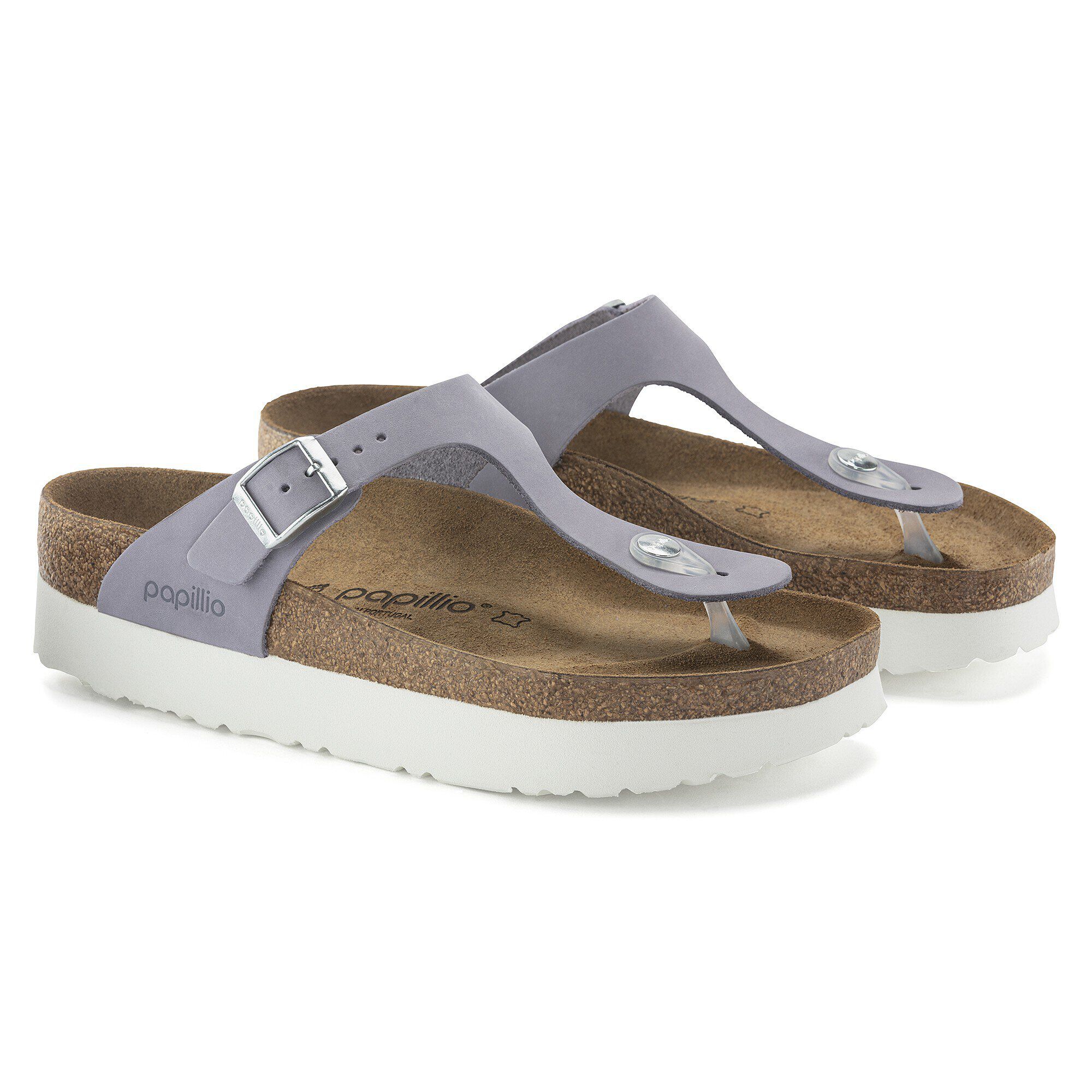 Gizeh Platform Nubuk Leather