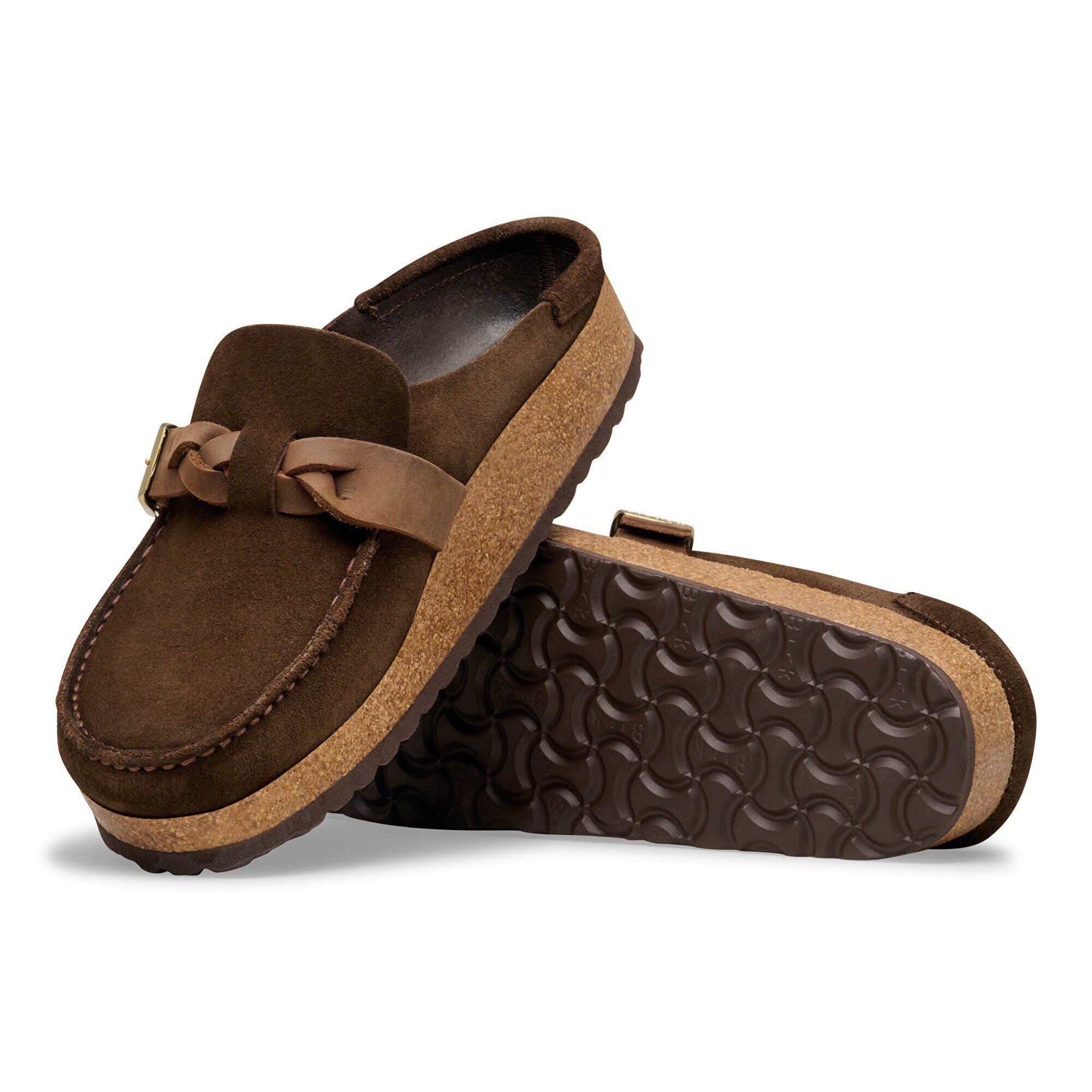 Buckley  Braided Pelle scamosciata with outer sole details