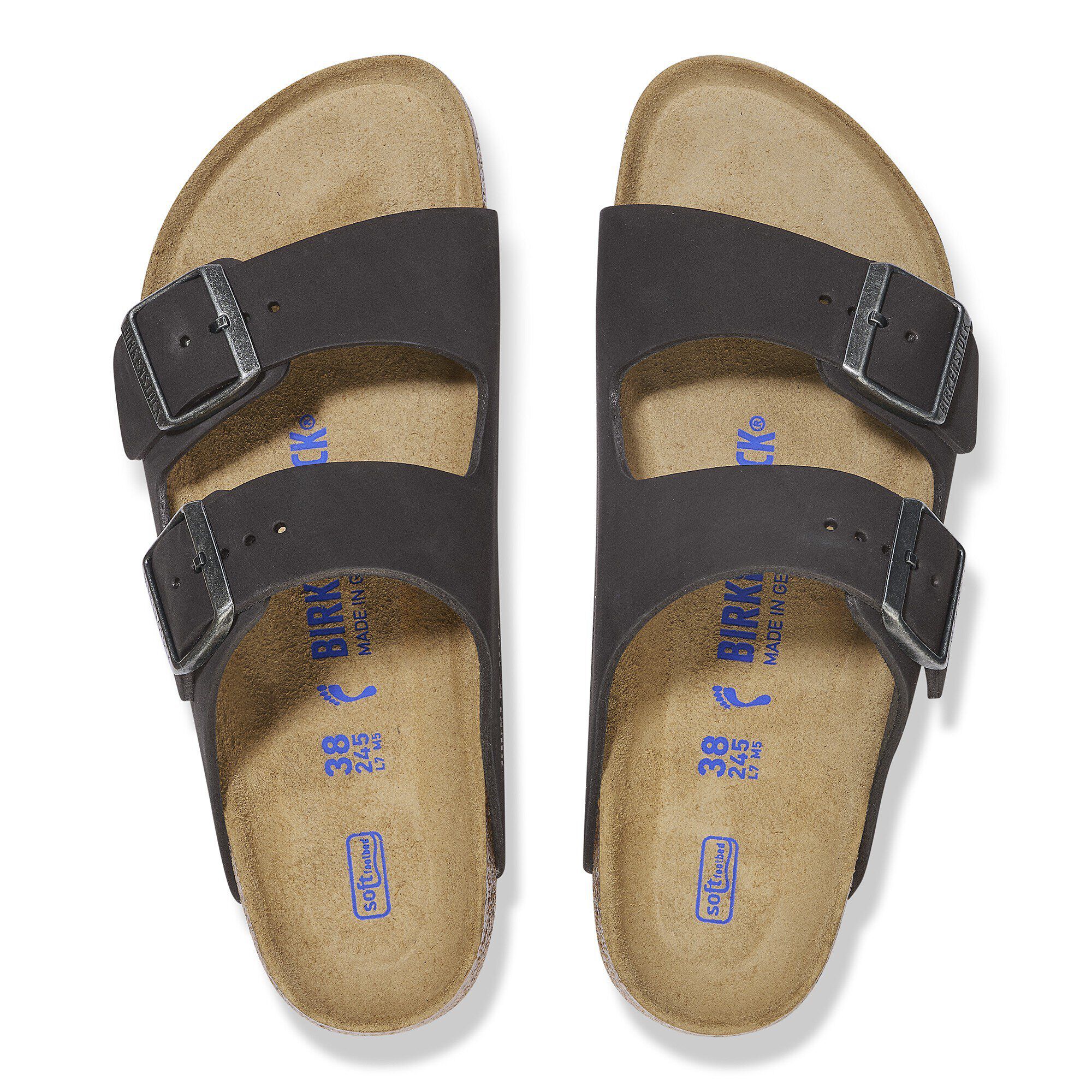 Arizona Soft Footbed Nubuk Leather - a top view