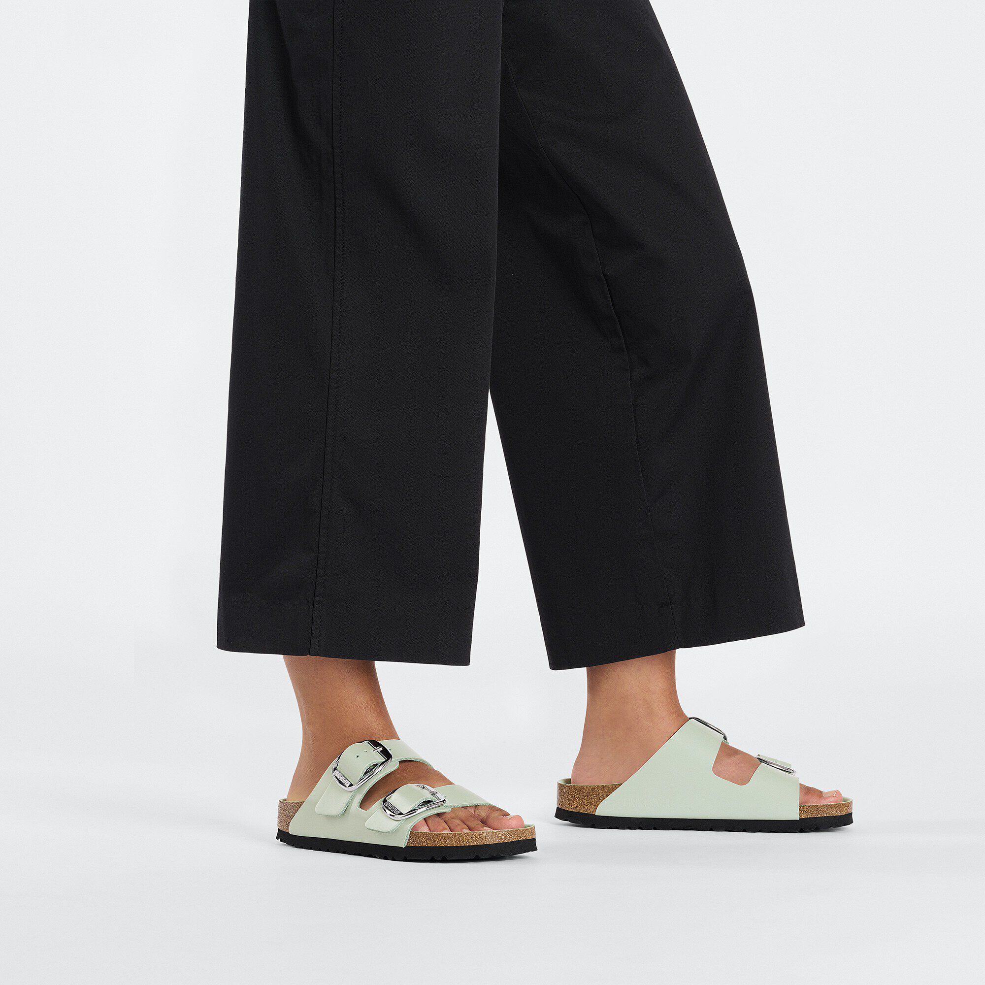 Arizona Big Buckle Natural Leather Patent