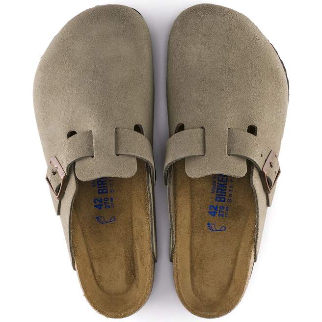 Boston Soft Footbed Suede Leather Boston Soft Footbed Suede Leather