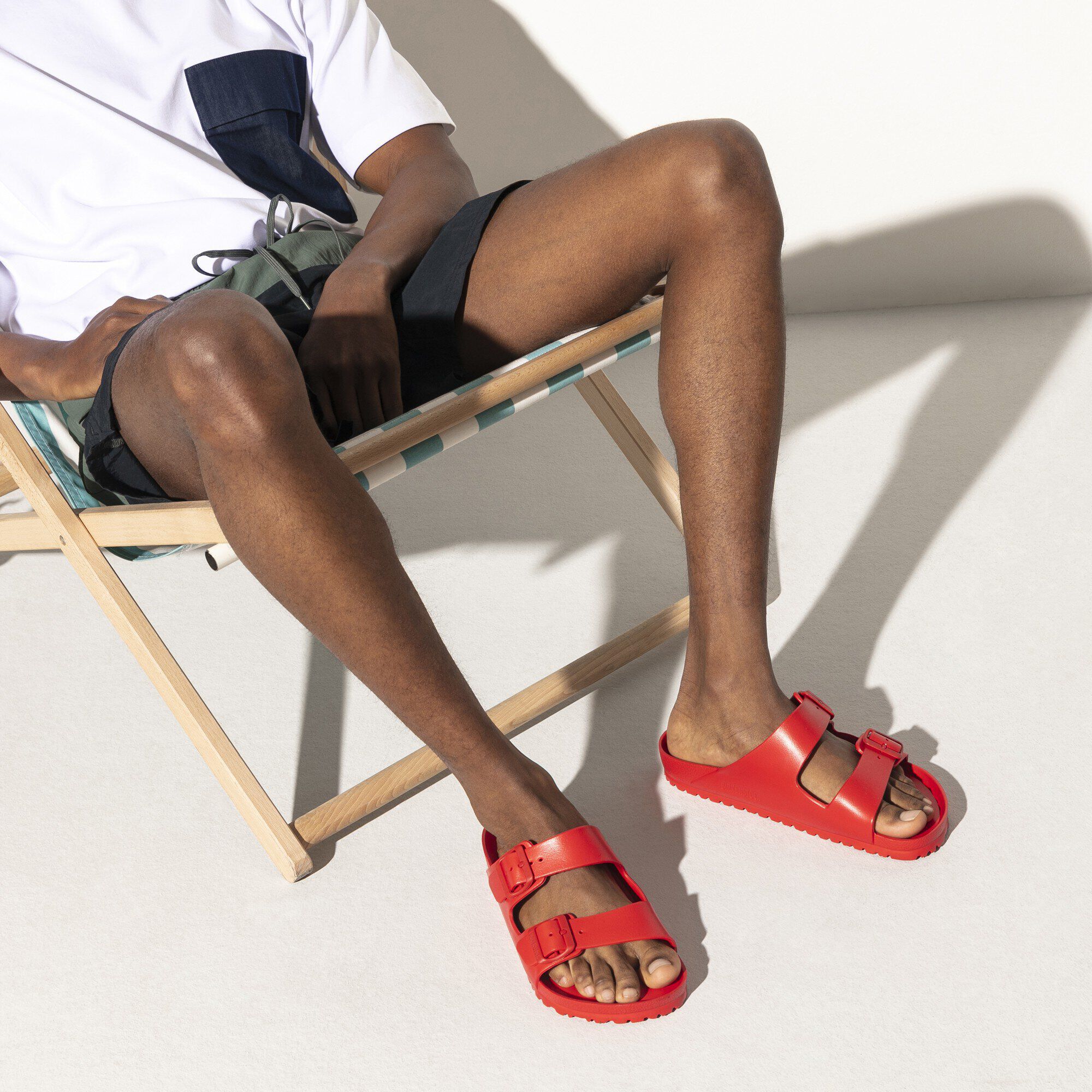   Close-up with a male model