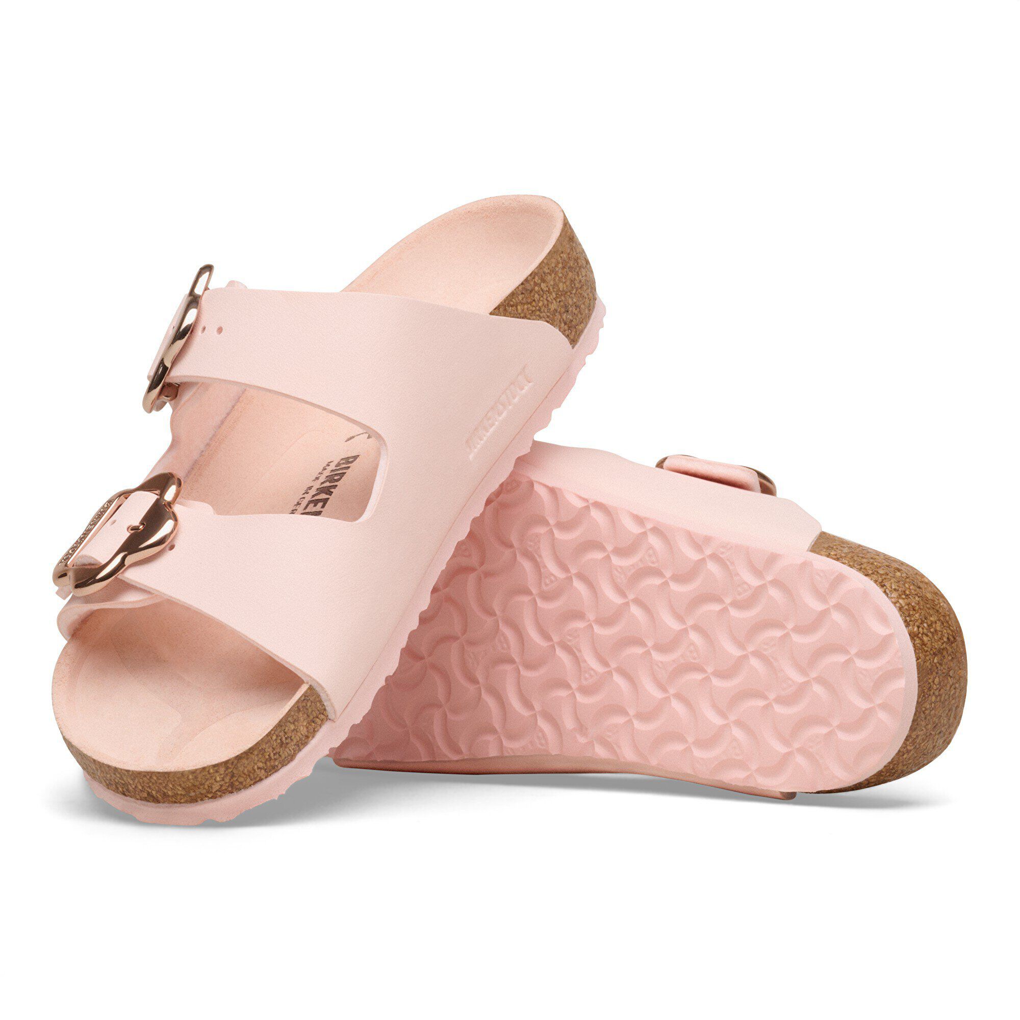 Arizona Flower Buckle Kids Birko-Flor with outer sole details