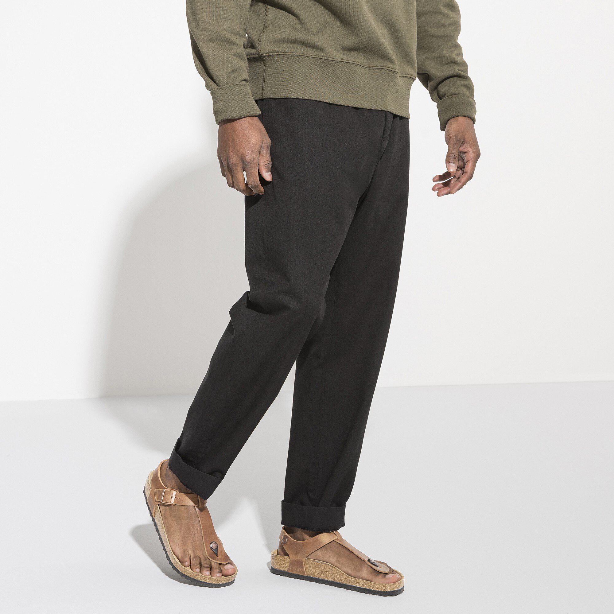   Close-up with a male model