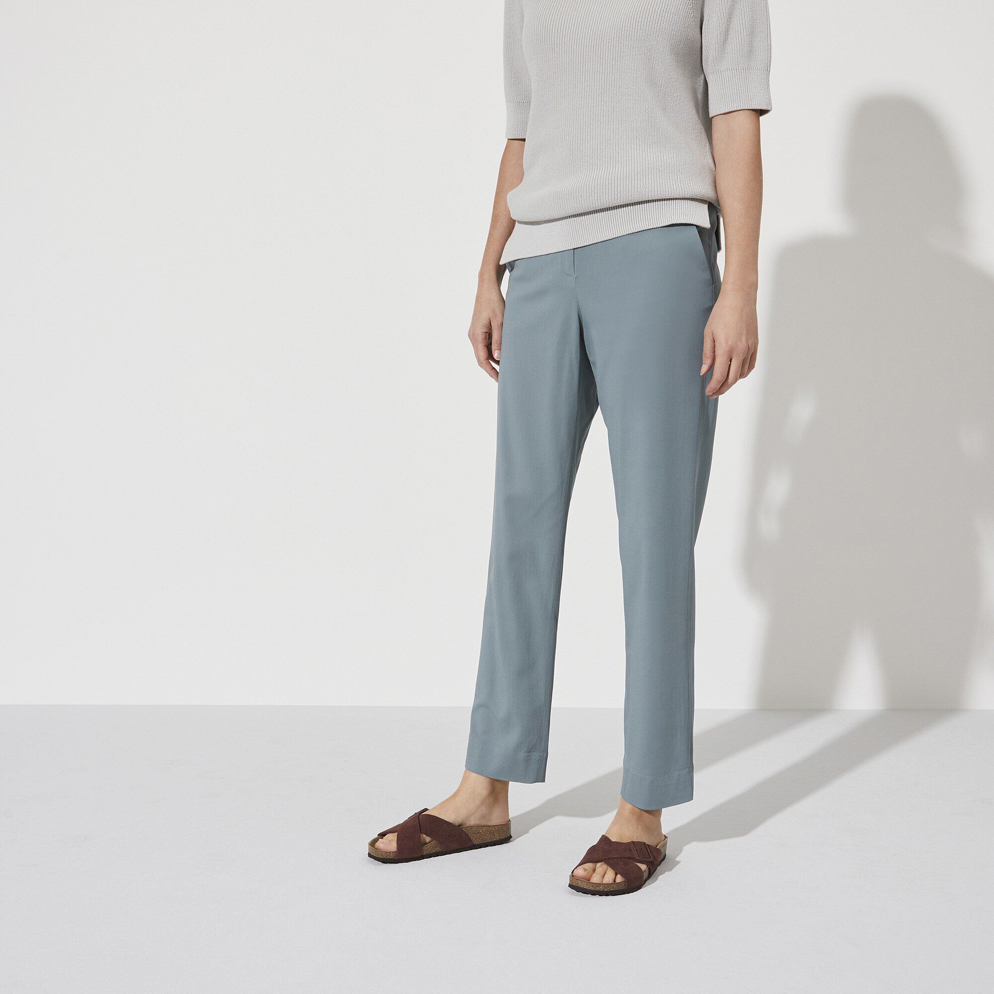 سيينا نعل ناعم جلد سويدي