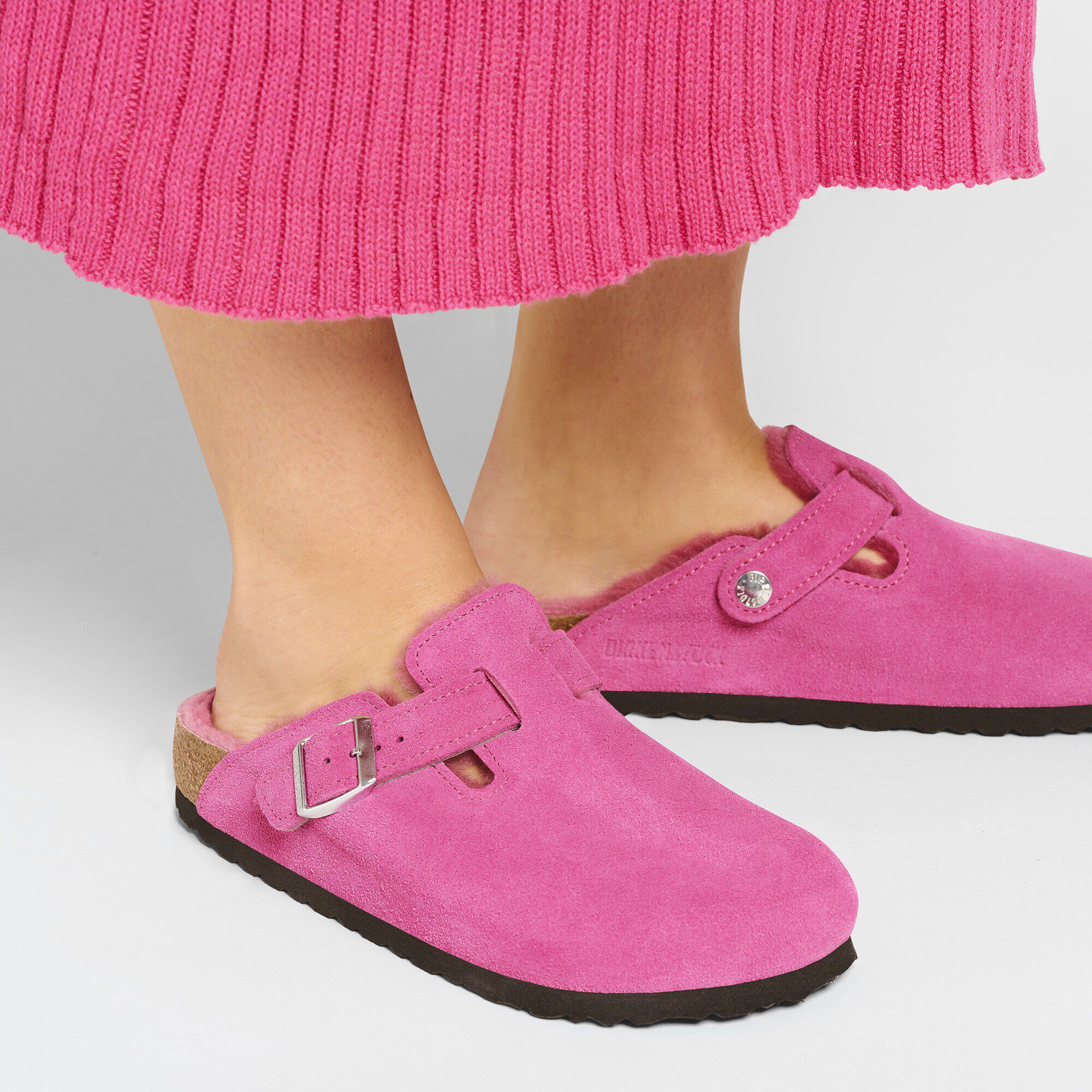 بوسطن شيرلينغ جلد سويدي