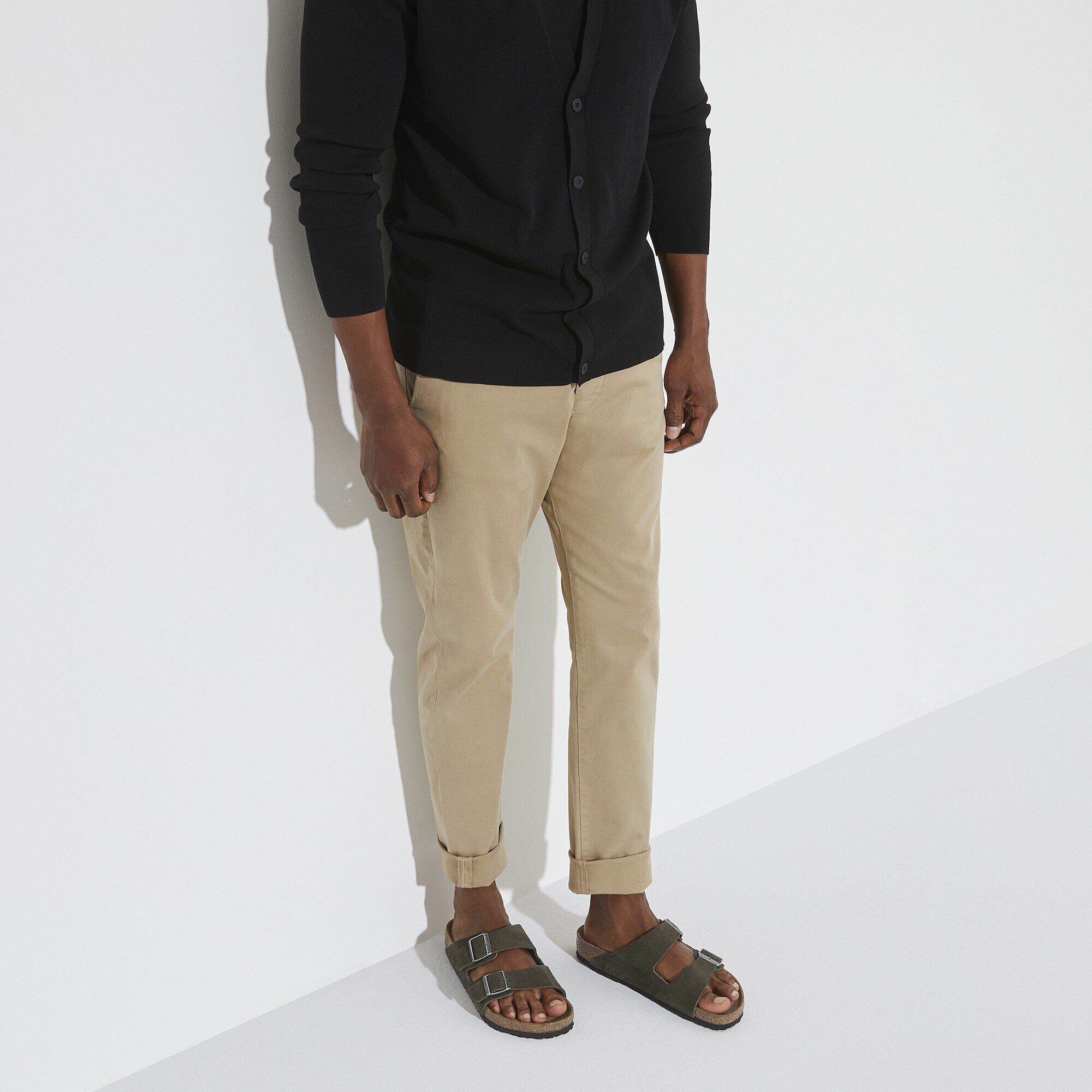   Close-up with a male model
