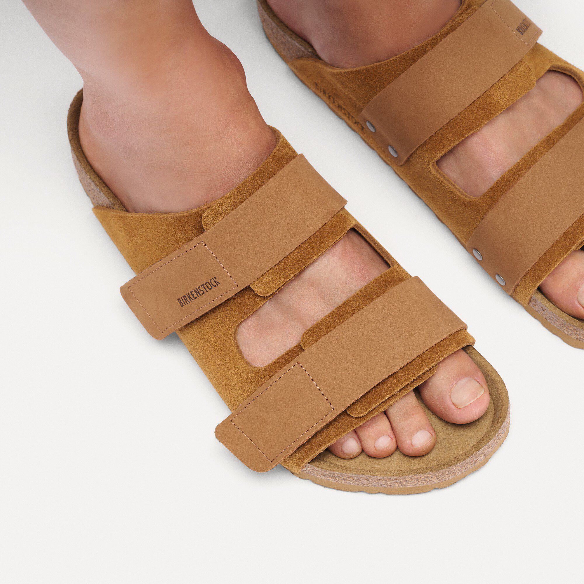 Uji Nubuck Leather/Suede Close-up with a male model