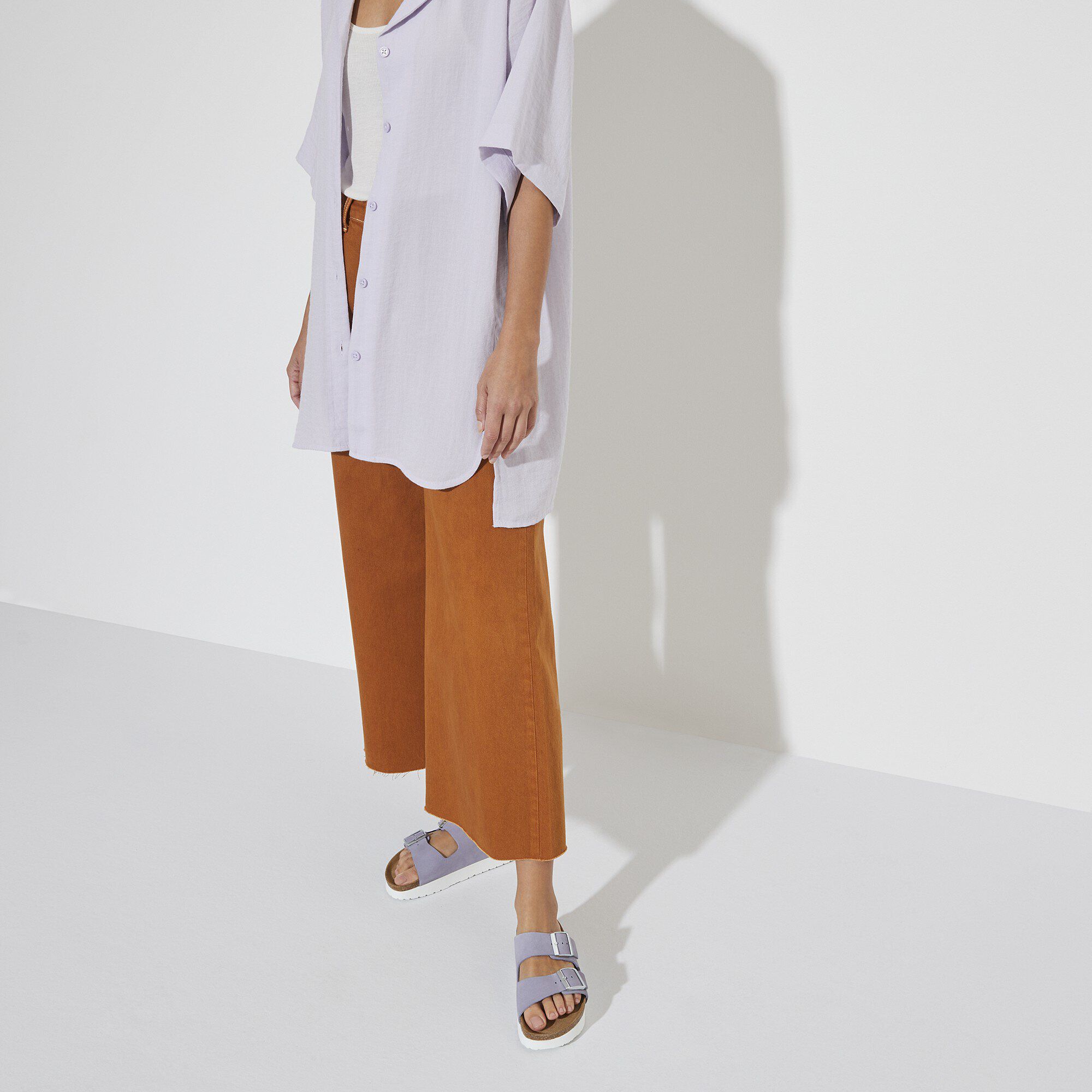 حذاء بنعل سميك أريزونا جلد النوبوك