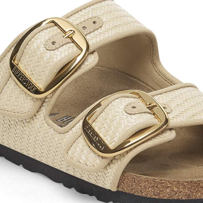Arizona Big Buckle Raffia Textile en Raffia Naturale BIRKENSTOCK