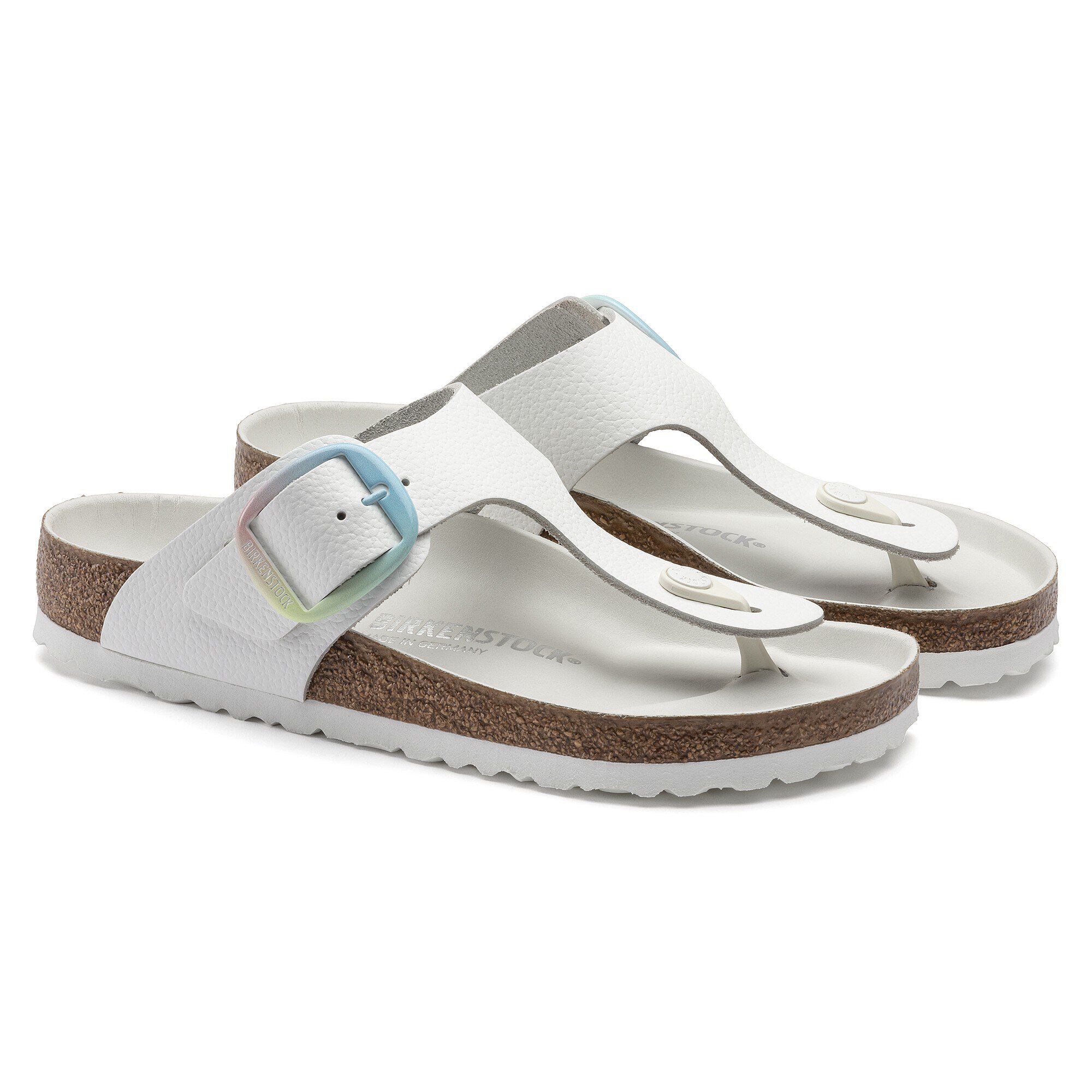 Gizeh Big Buckle Natural Leather