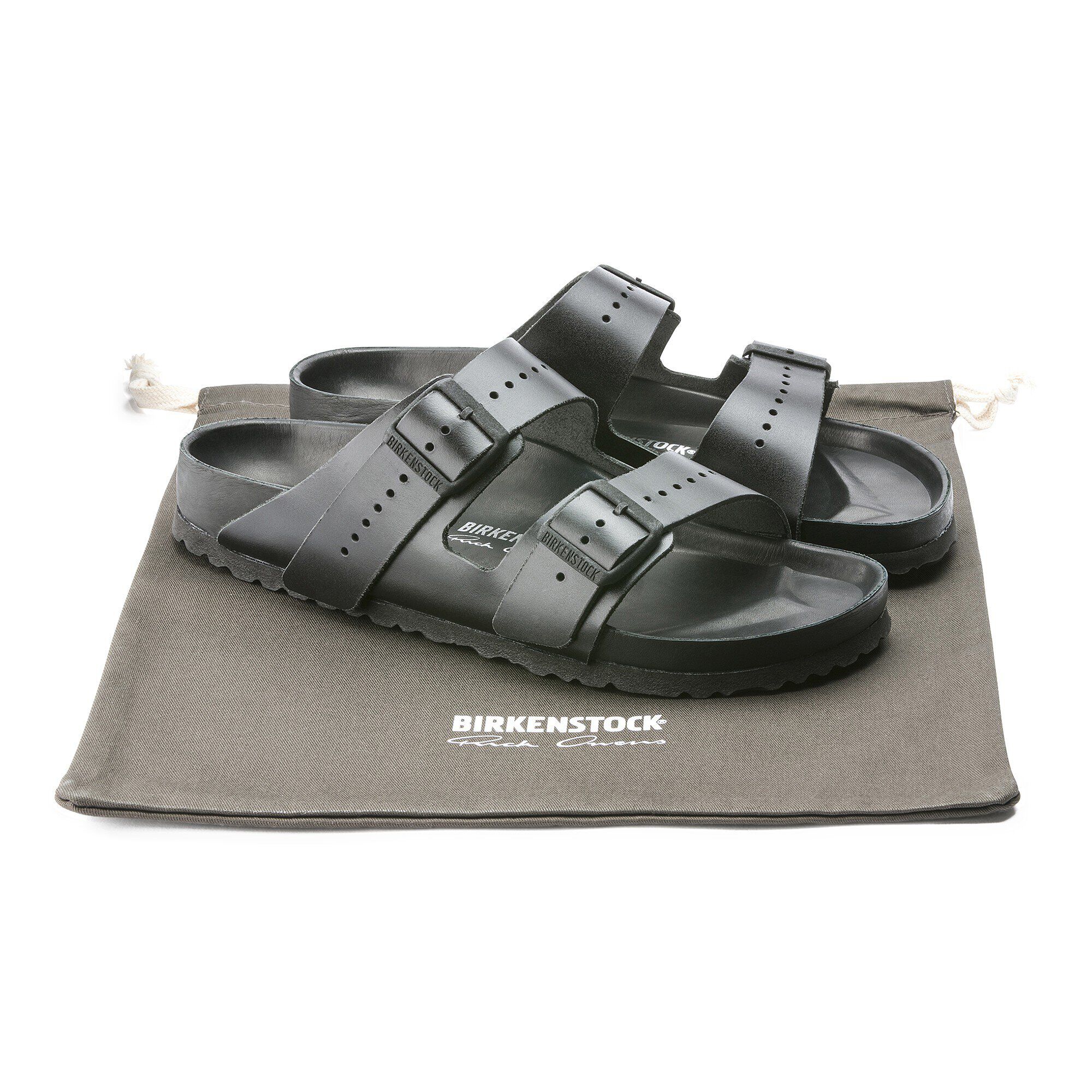 Rick Owens Arizona Smooth Leather in Color Amalfi Black