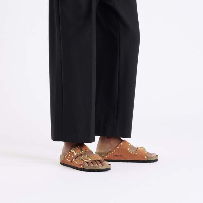 Arizona Rivet Suede Leather