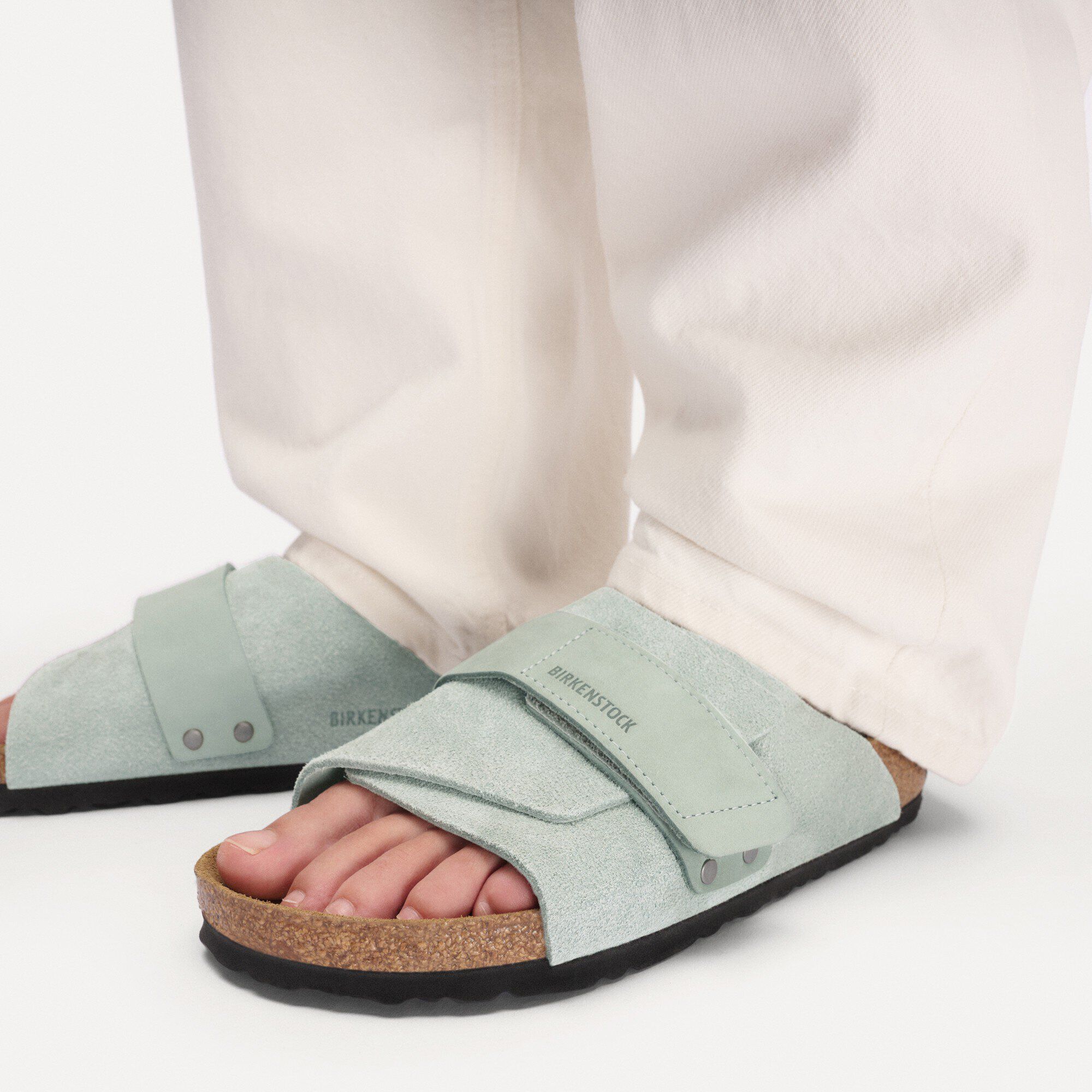 Kyoto Nubuck/Suede Leather Close-up with a female model