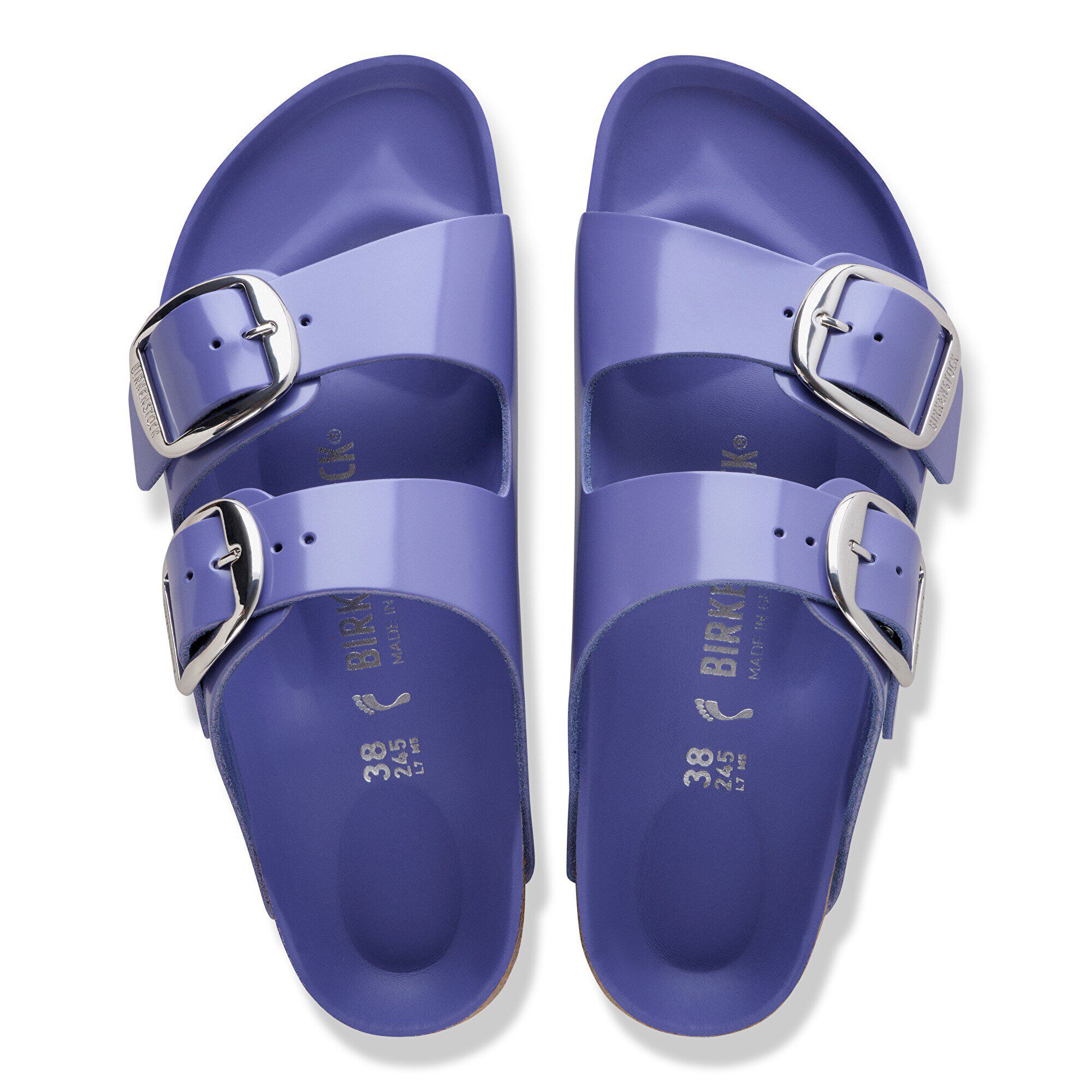 Arizona Big Buckle Natuurleer lak