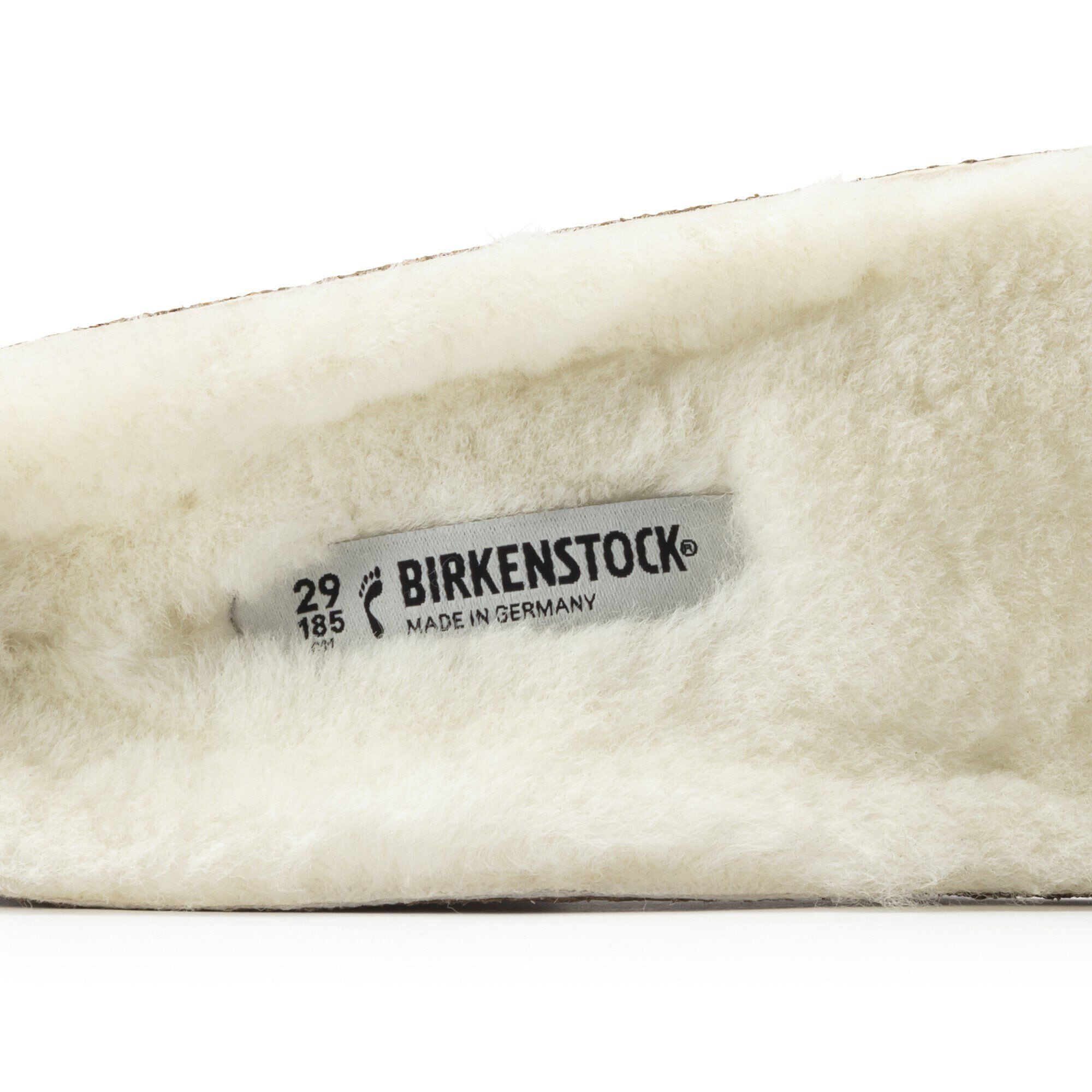 Kids Shearling Footbed Zermatt  Close-up view showing material detail