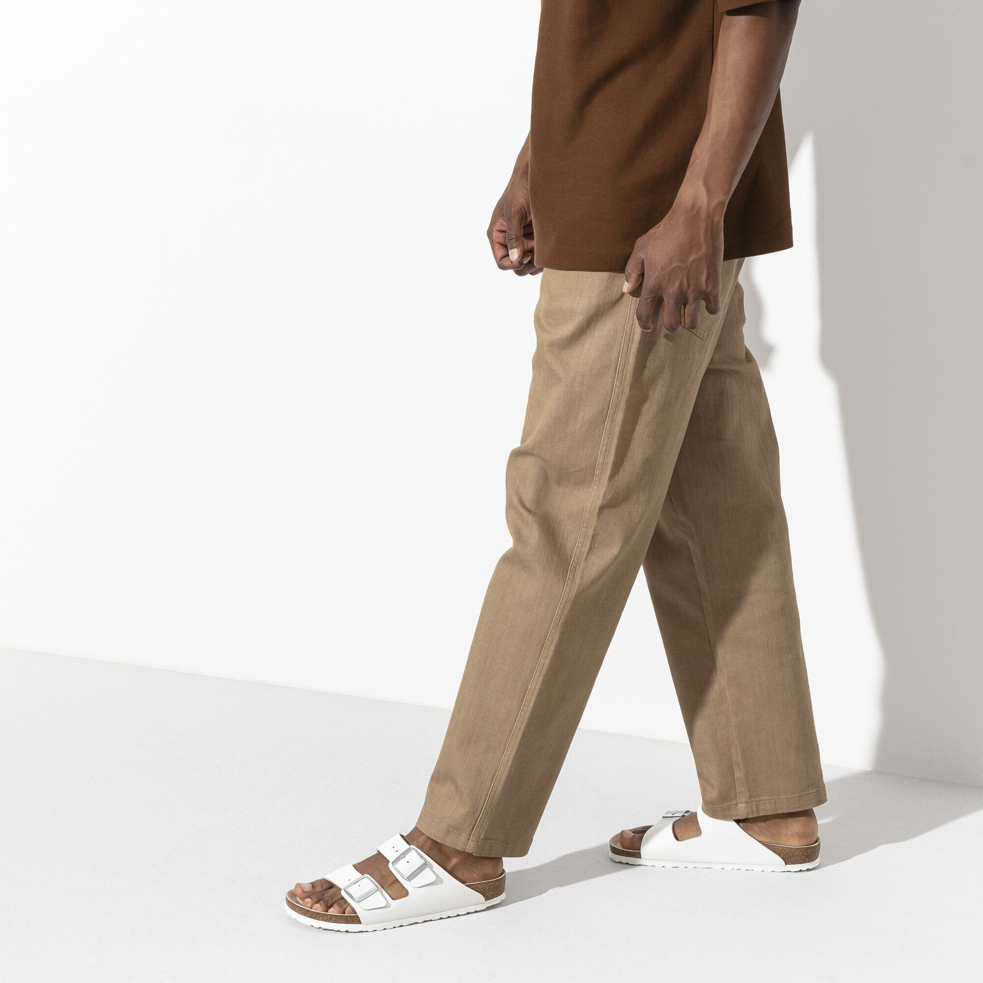   Close-up with a male model