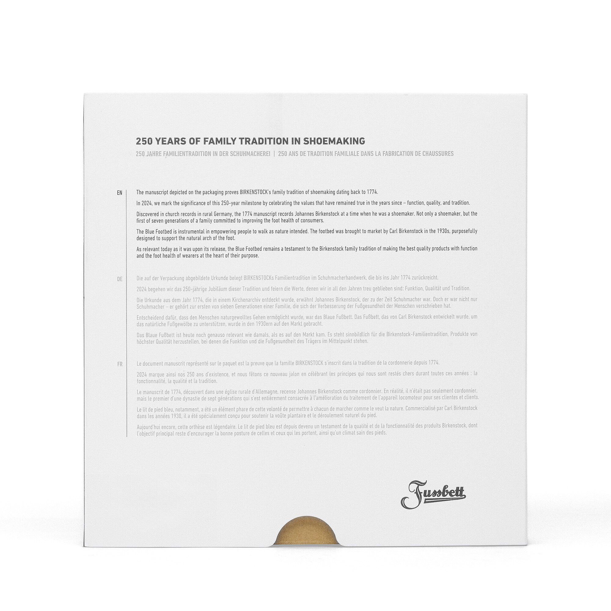 250 Anniversary Edition Blue Footbed 