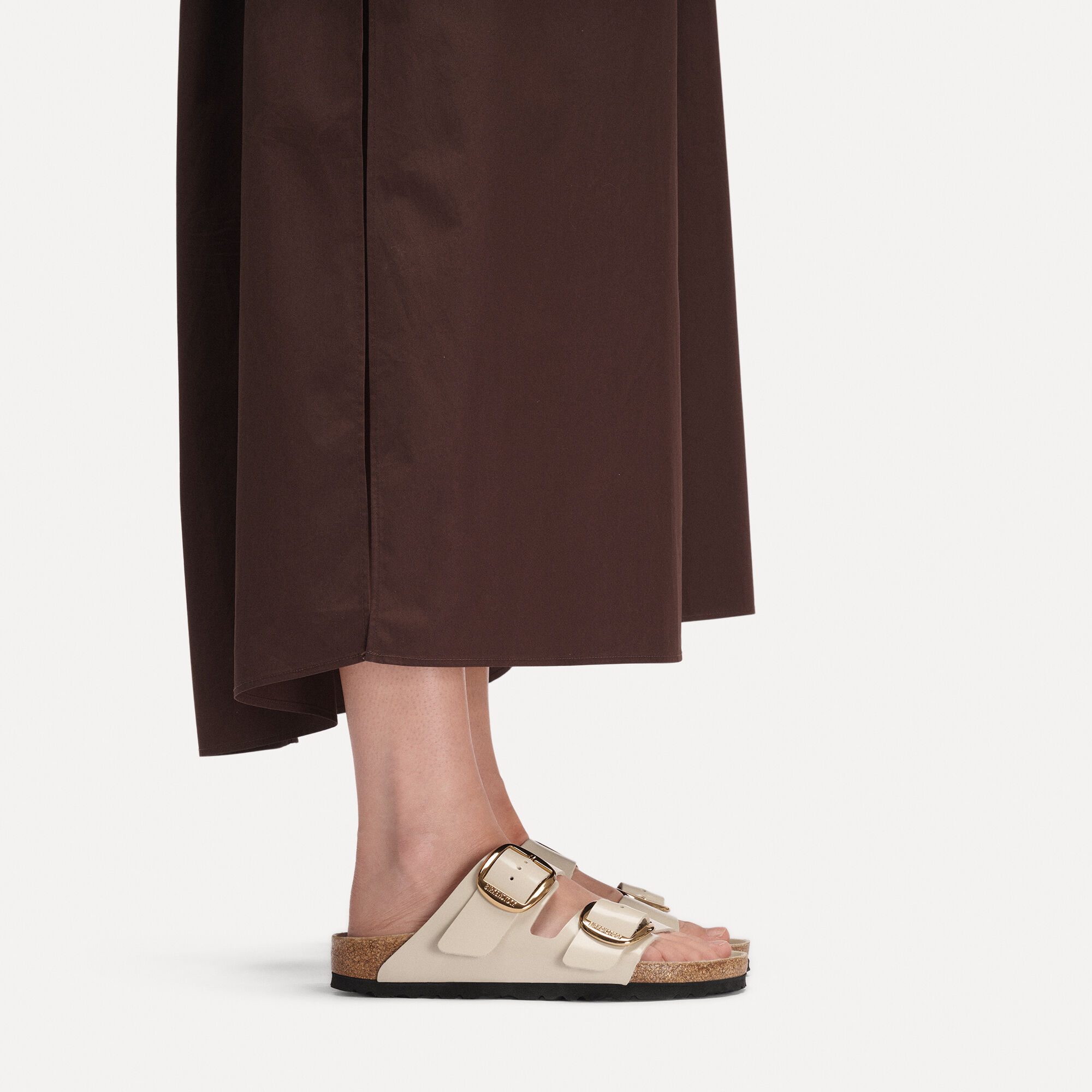 Arizona Big Buckle Natural Leather Patent