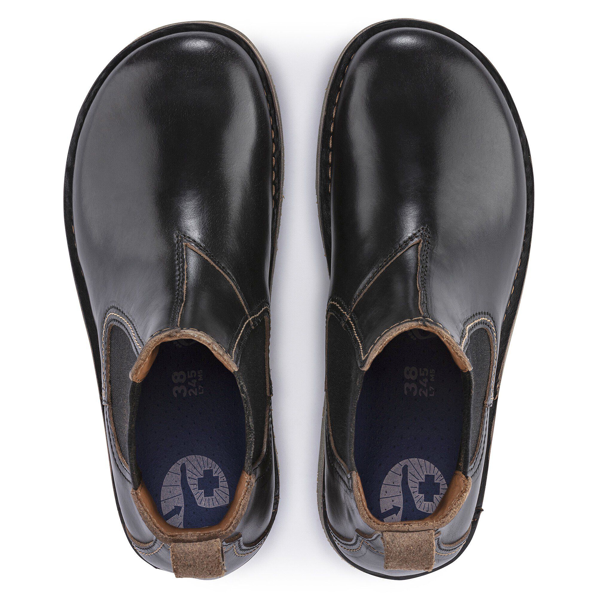 Birmingham Slip On Men Natural Leather Oiled