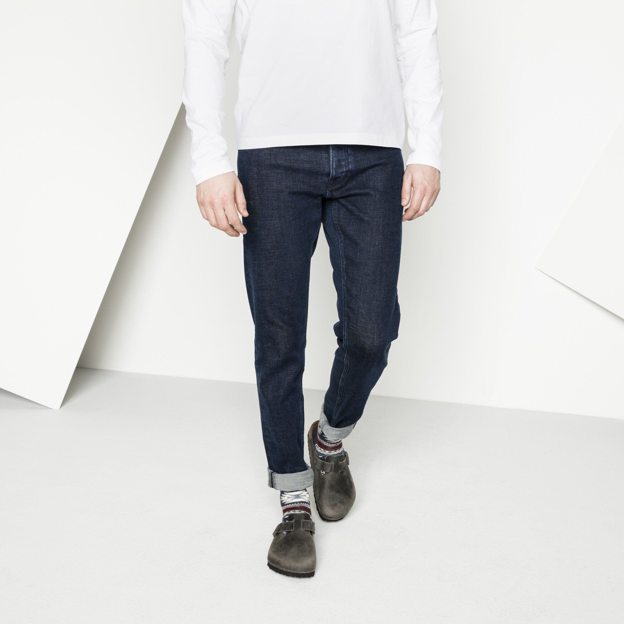 بوسطن نعل ناعم جلد معزز بالزيوت