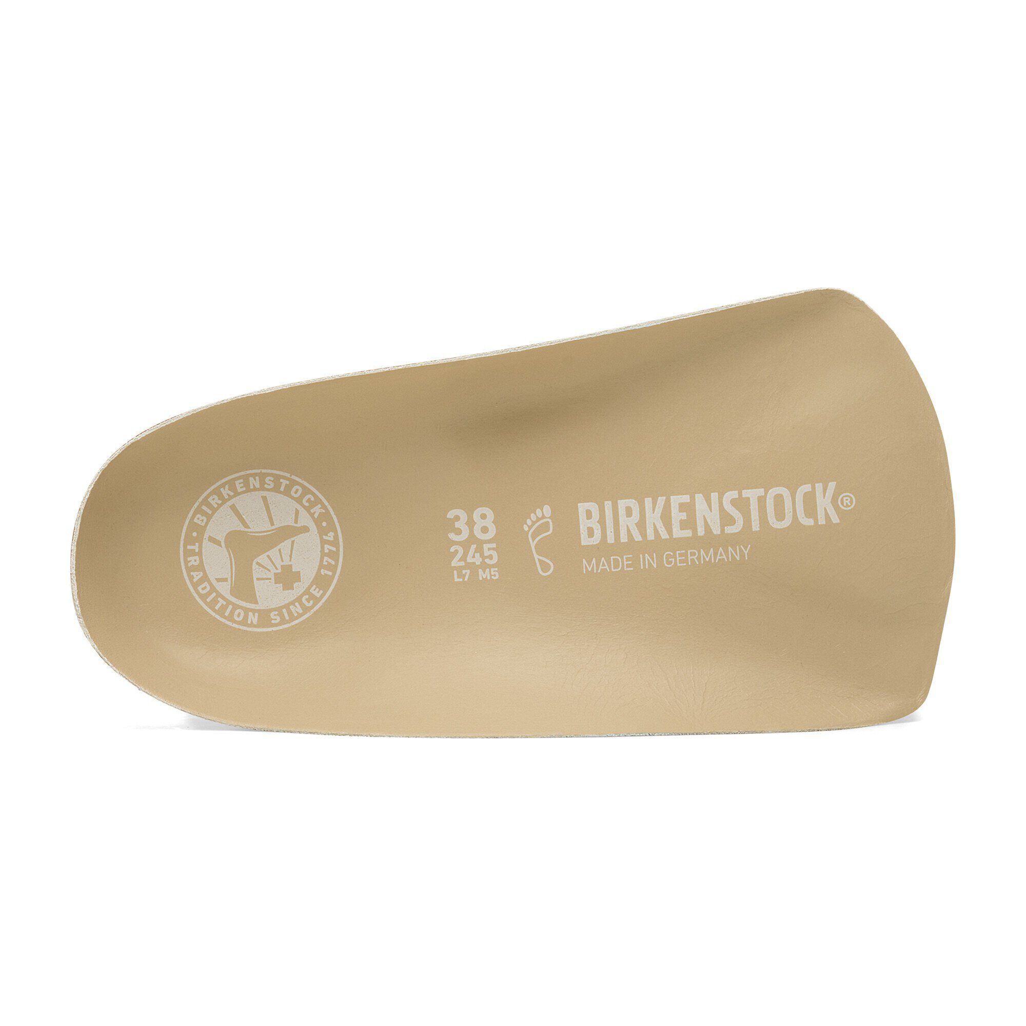 Blue Footbed Leather Cotton