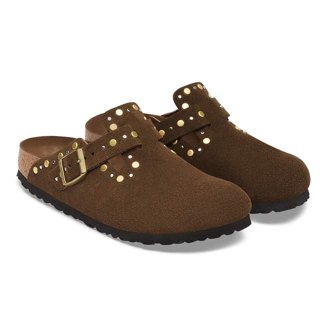 Boston Rivet Red Boston Rivets Suède in Carafe Tonal FB | BIRKENSTOCK Nederland
