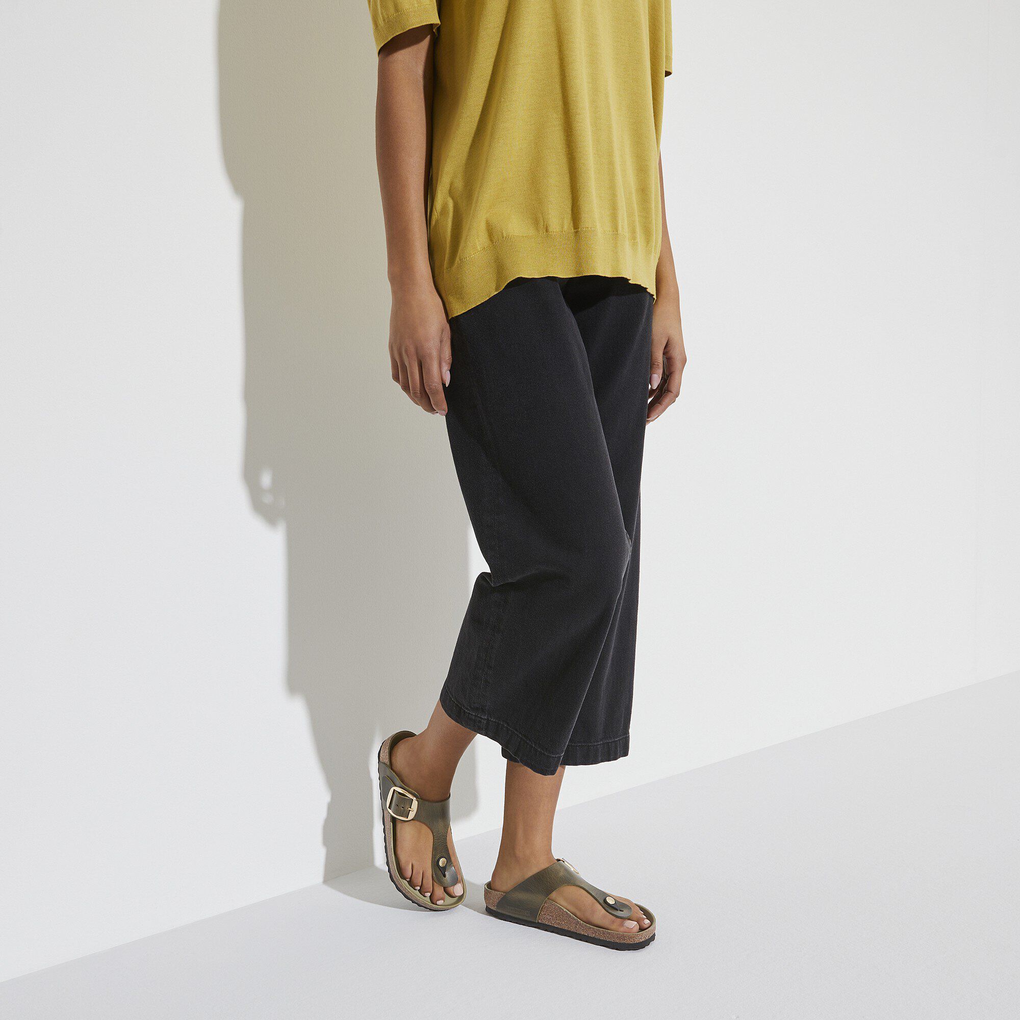 Gizeh Big Buckle Natural Leather Oiled