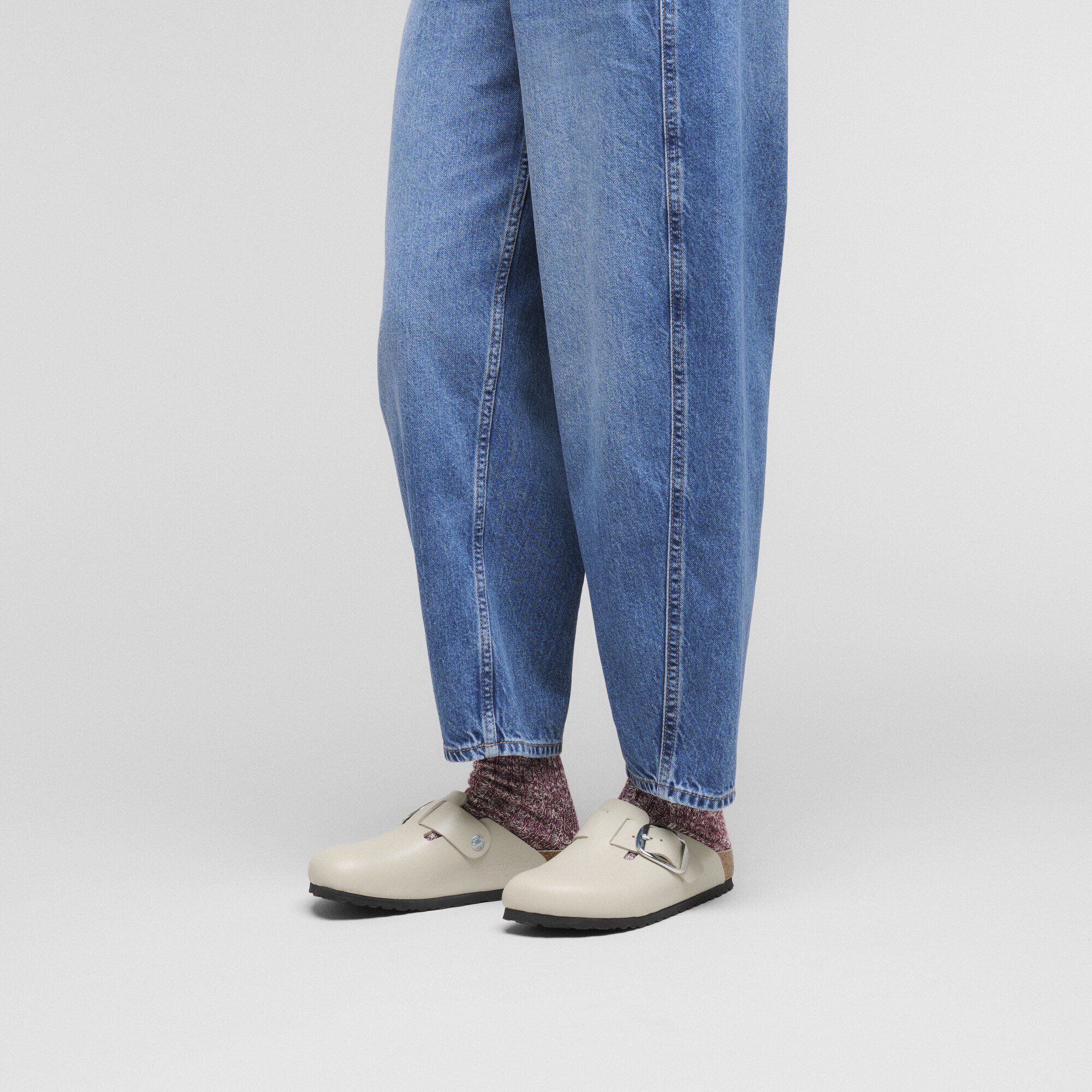 Boston Big Buckle Natural Leather