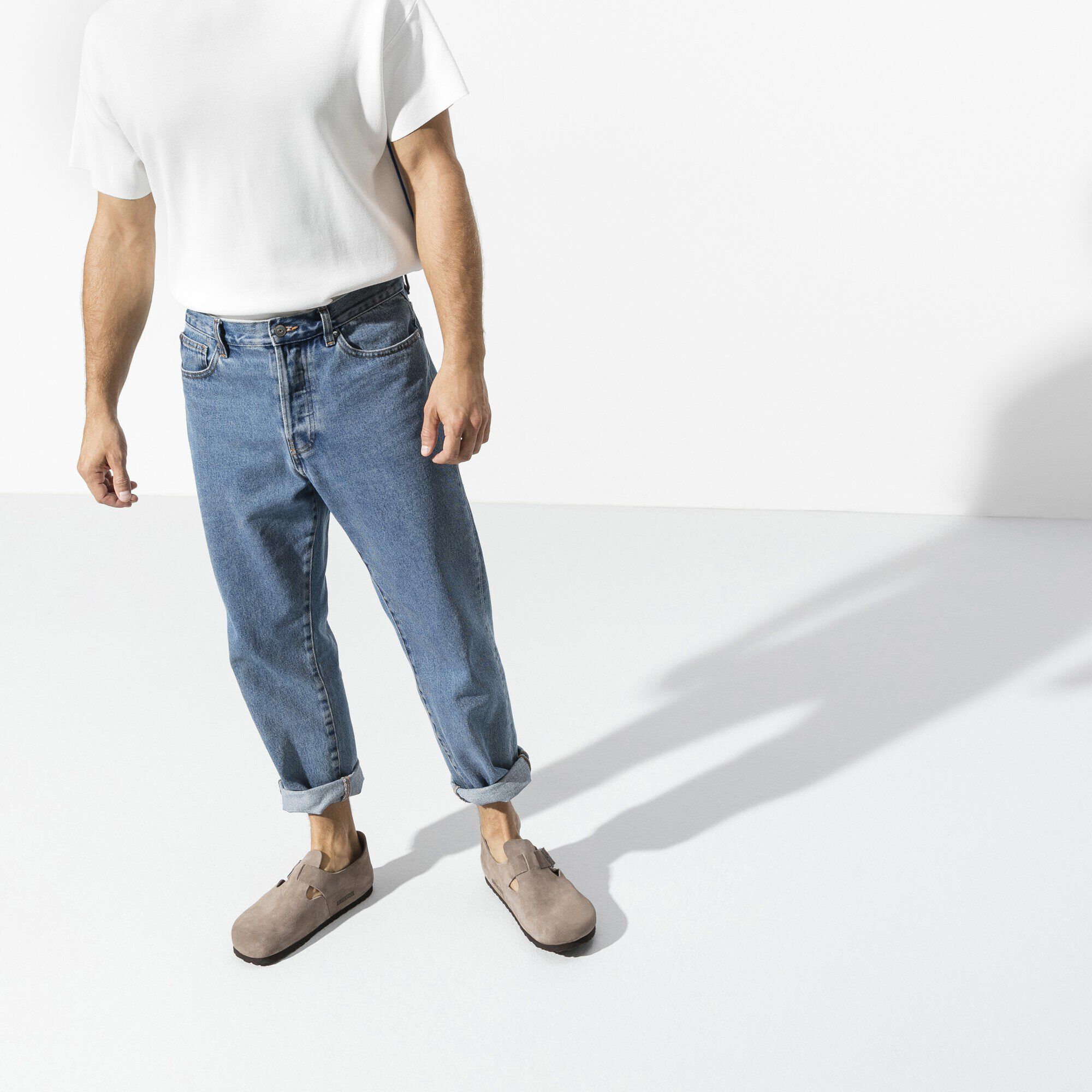   Close-up with a male model