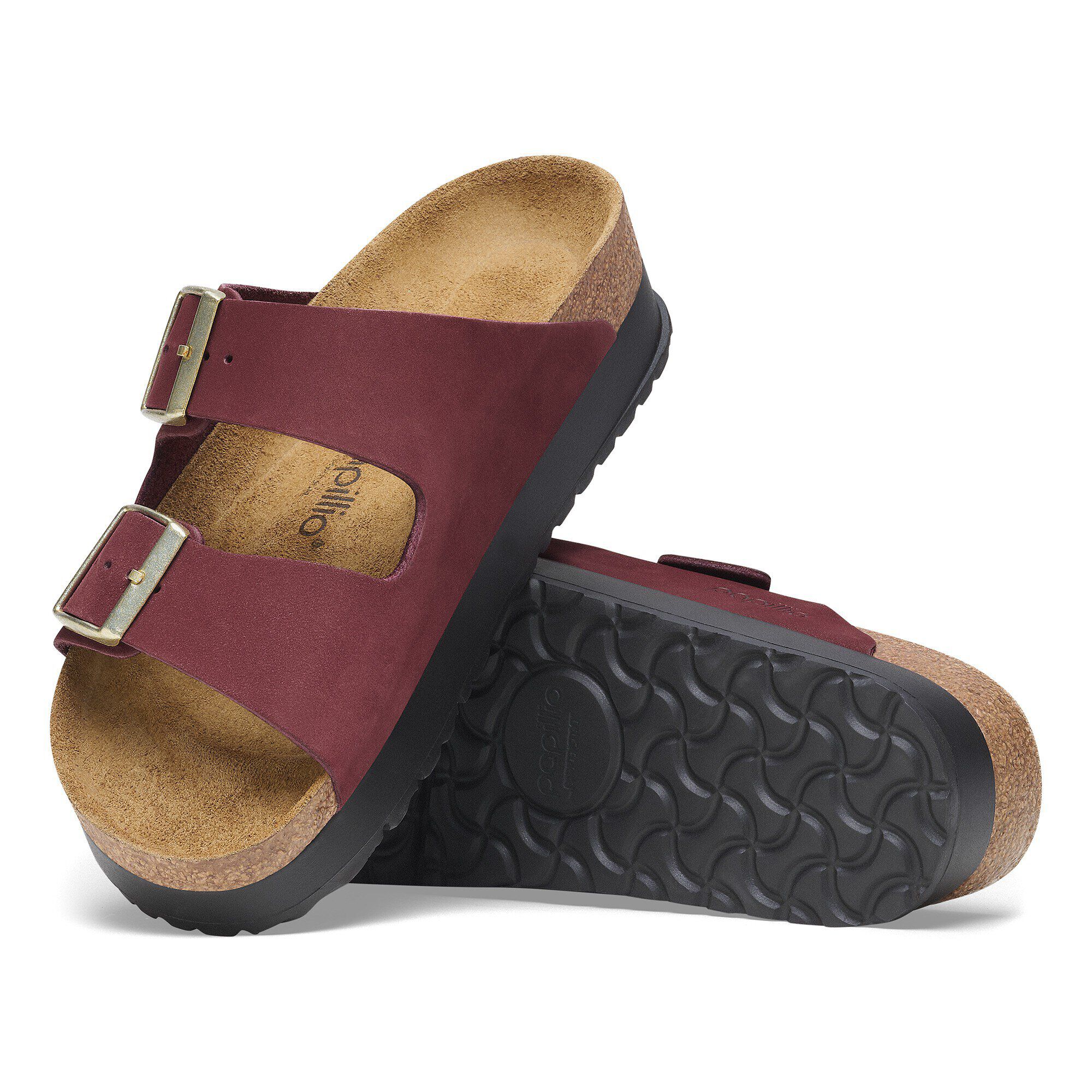 Arizona PAP Flex Platform Nubuk Leather with outer sole details