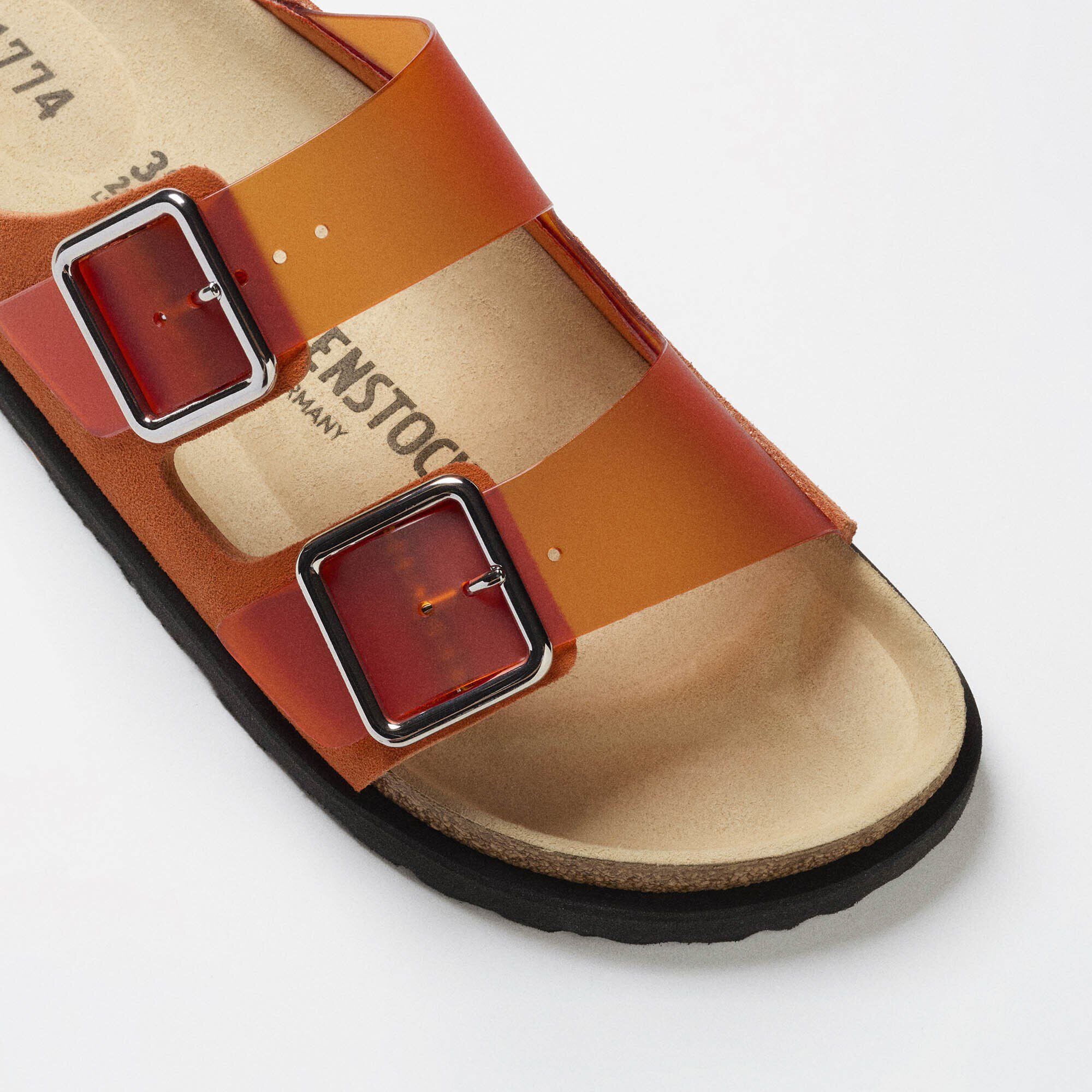 1774 Arizona PVC」（シンセティック、Vibrant Orange）| BIRKENSTOCK