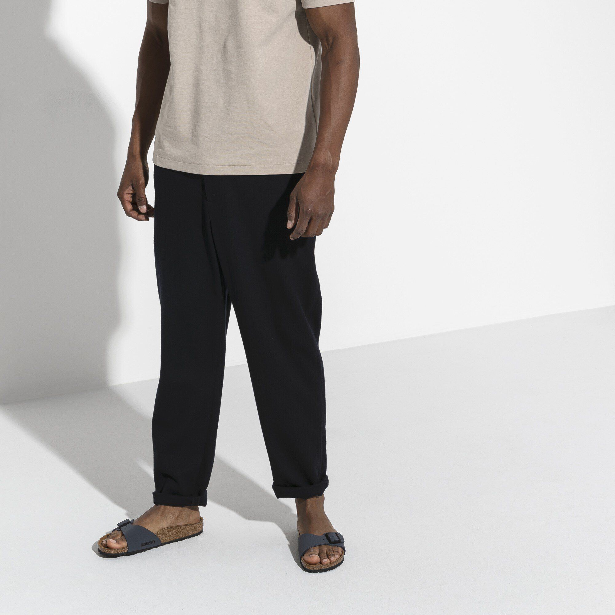   Close-up with a male model